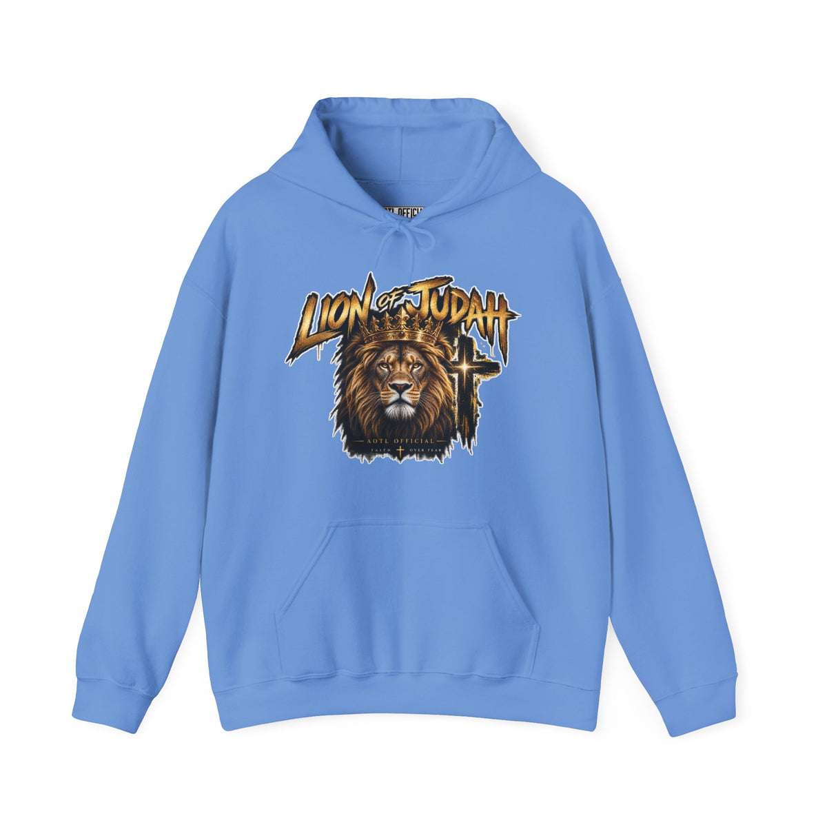 Lion of Judah — Faith Over Fear Christian Hoodie