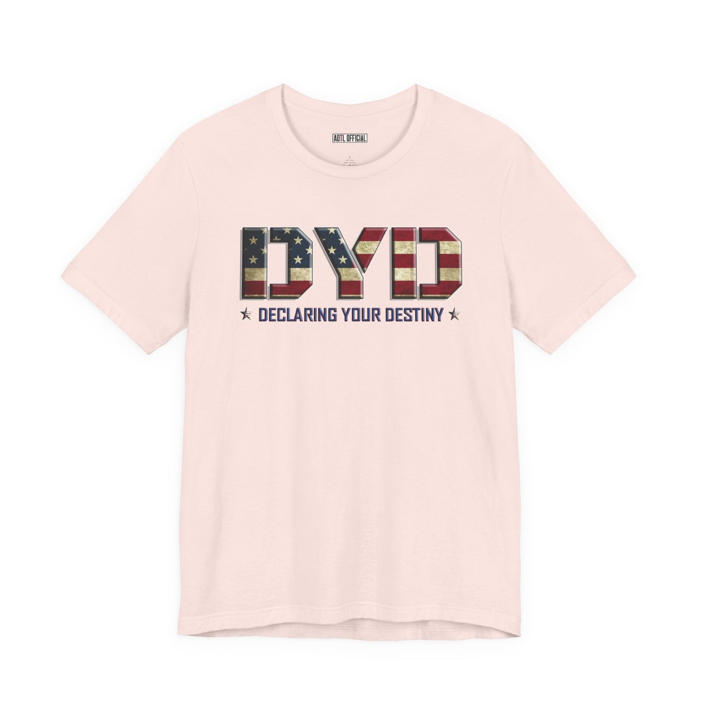 Declaring Your Destiny USA logo/Alpha & Omega USA