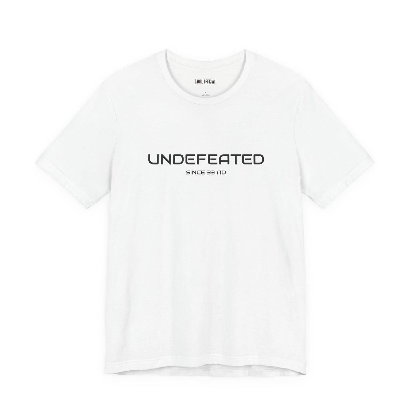 Undefeated Since 33 AD Classic Unisex Short Sleeve Tee