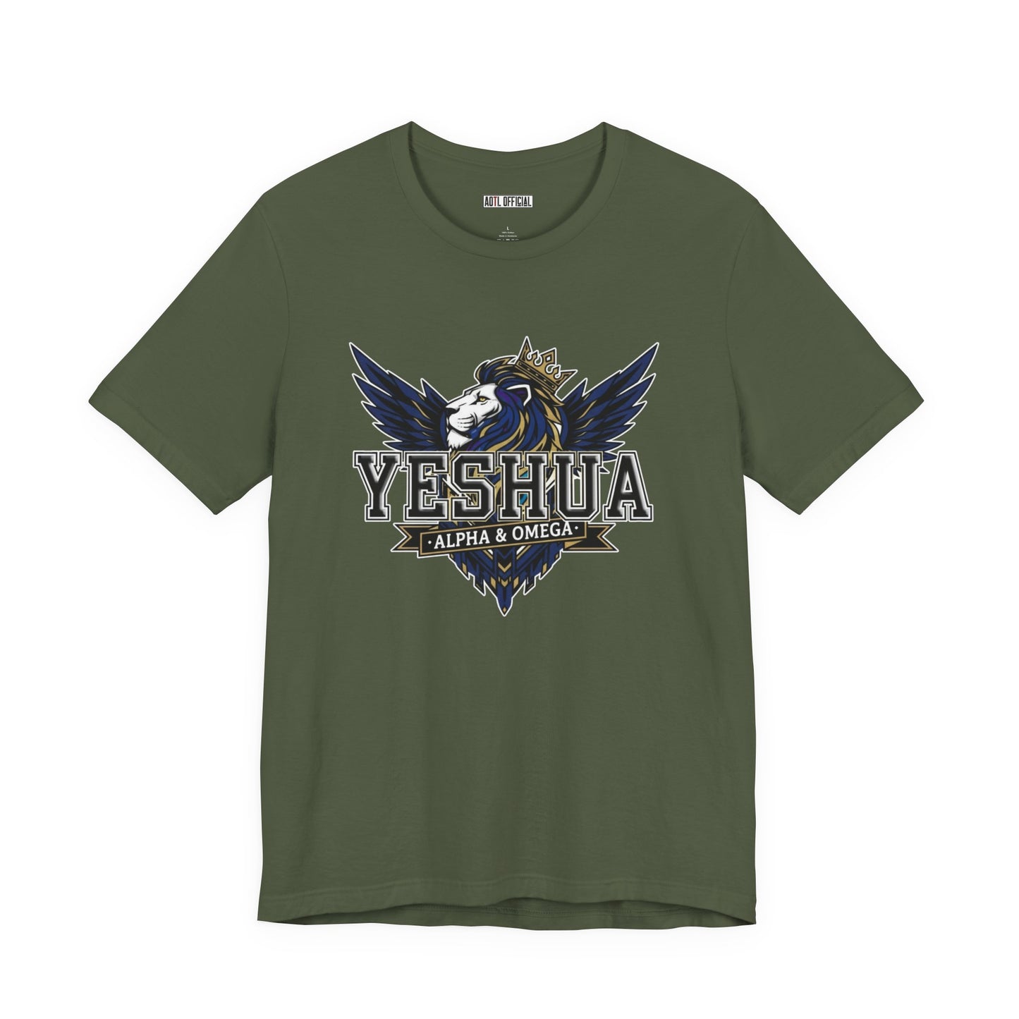 Yeshua: Lion of Judah Reigns Unisex Short Sleeve Tee