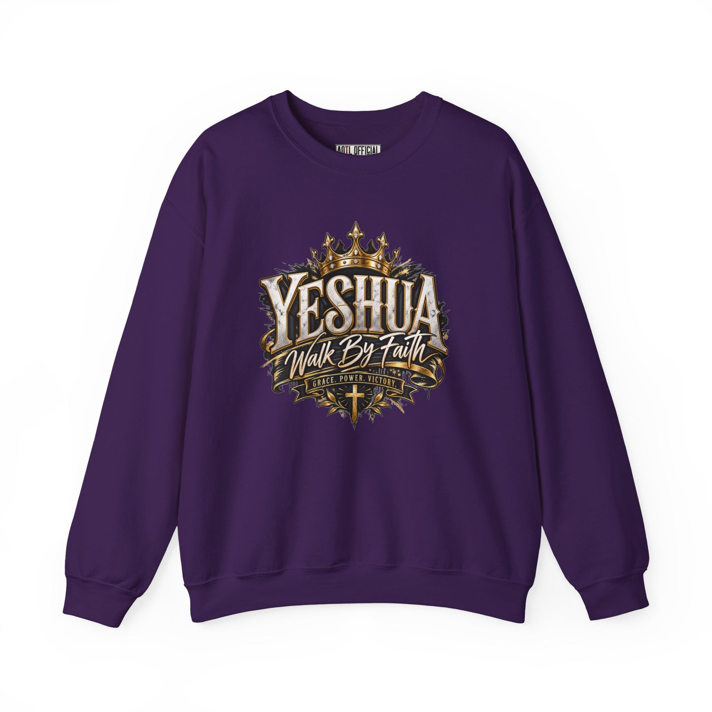Yeshua – Walk By Faith Christian Sweatshirt