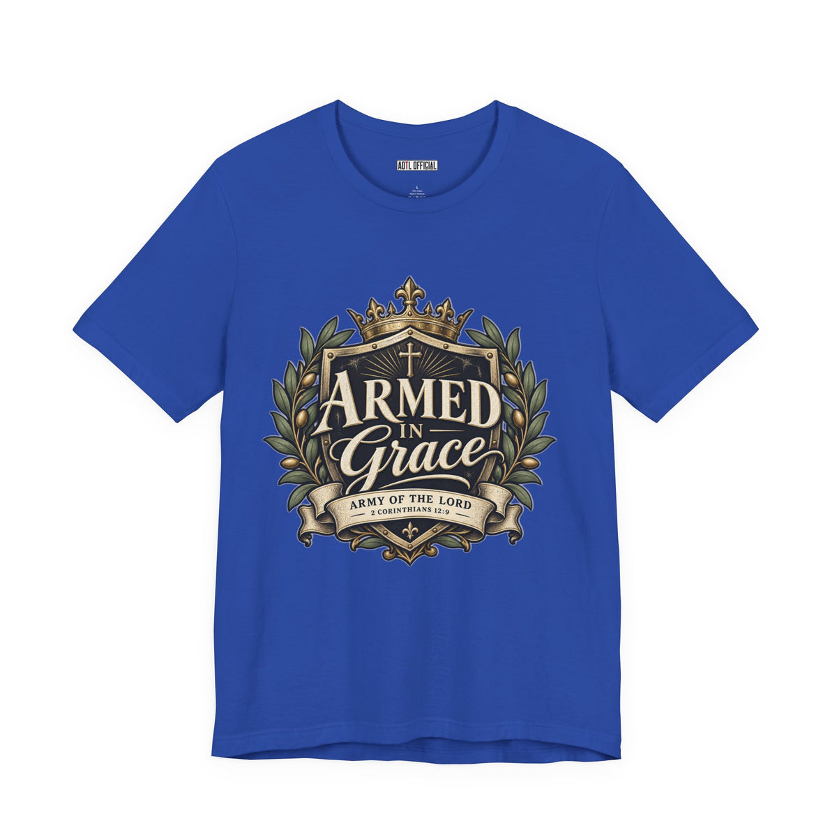 Army of the Lord — Armed in Grace Christian T-shirt