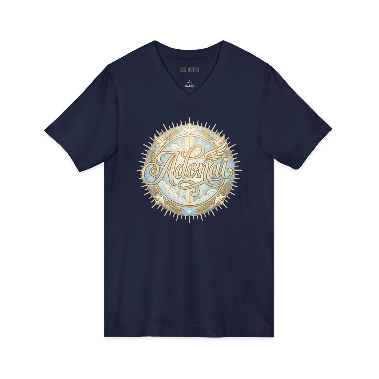 ADONAI Holy Spirit doves  V-Neck Tee