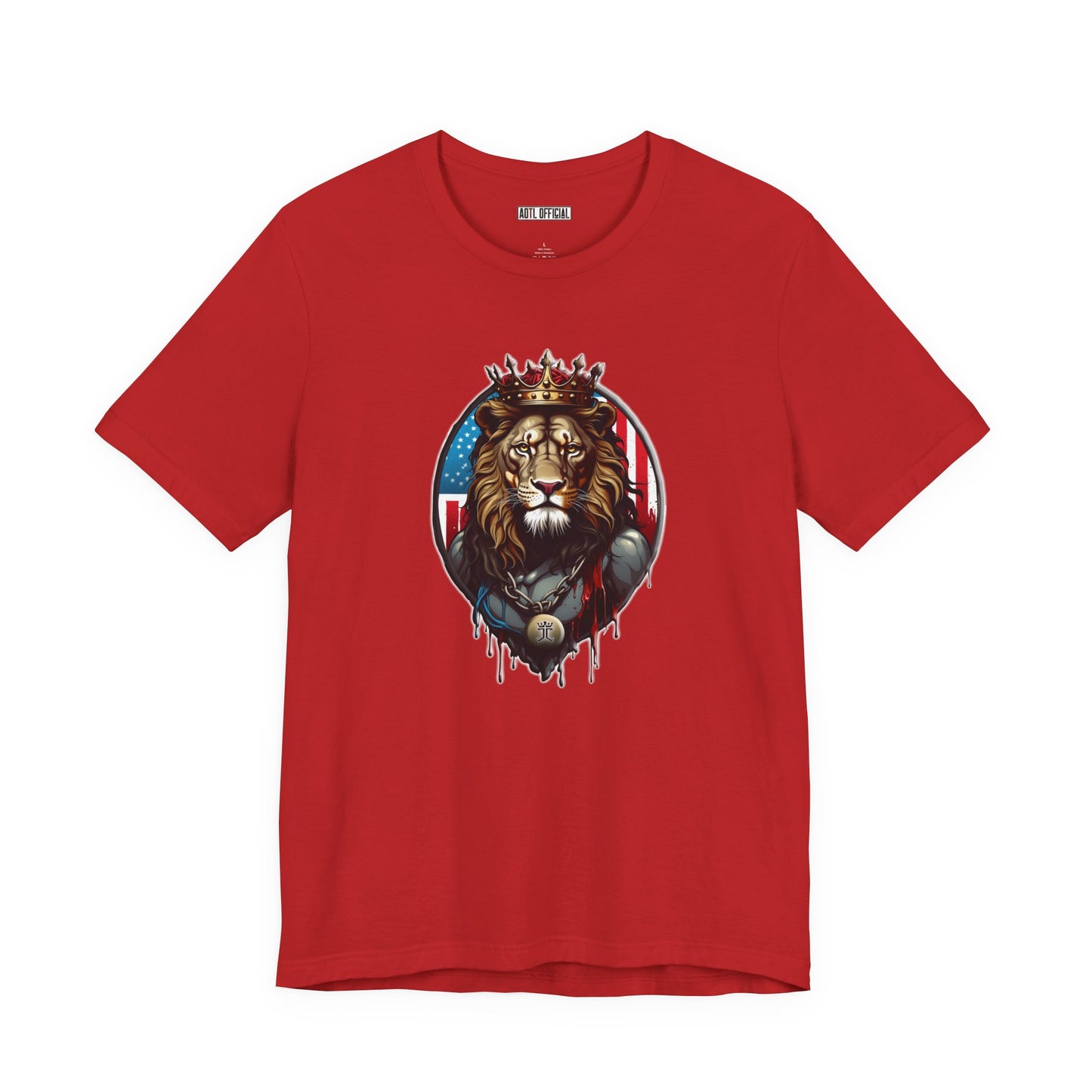 Royal Majesty: Lion of Judah Crowned  Unisex Short Sleeve Tee