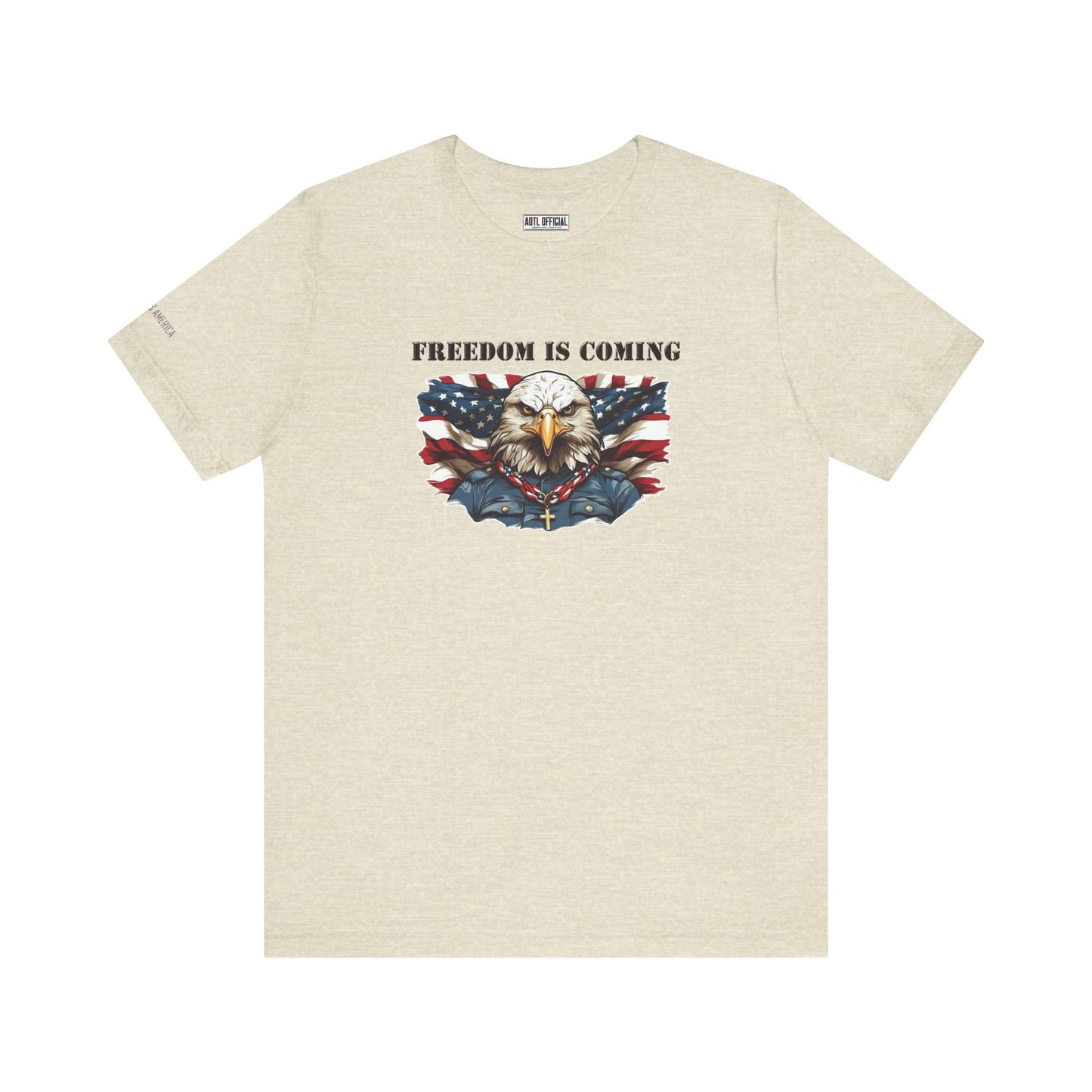 Freedom Is Coming Christian Patriotic Design