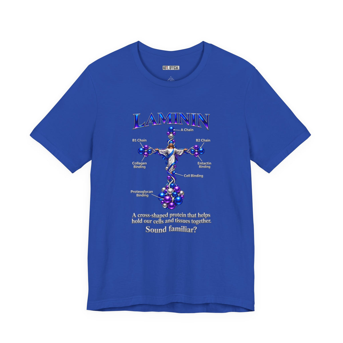 LAMININ Cross Design – Christian T-shirt