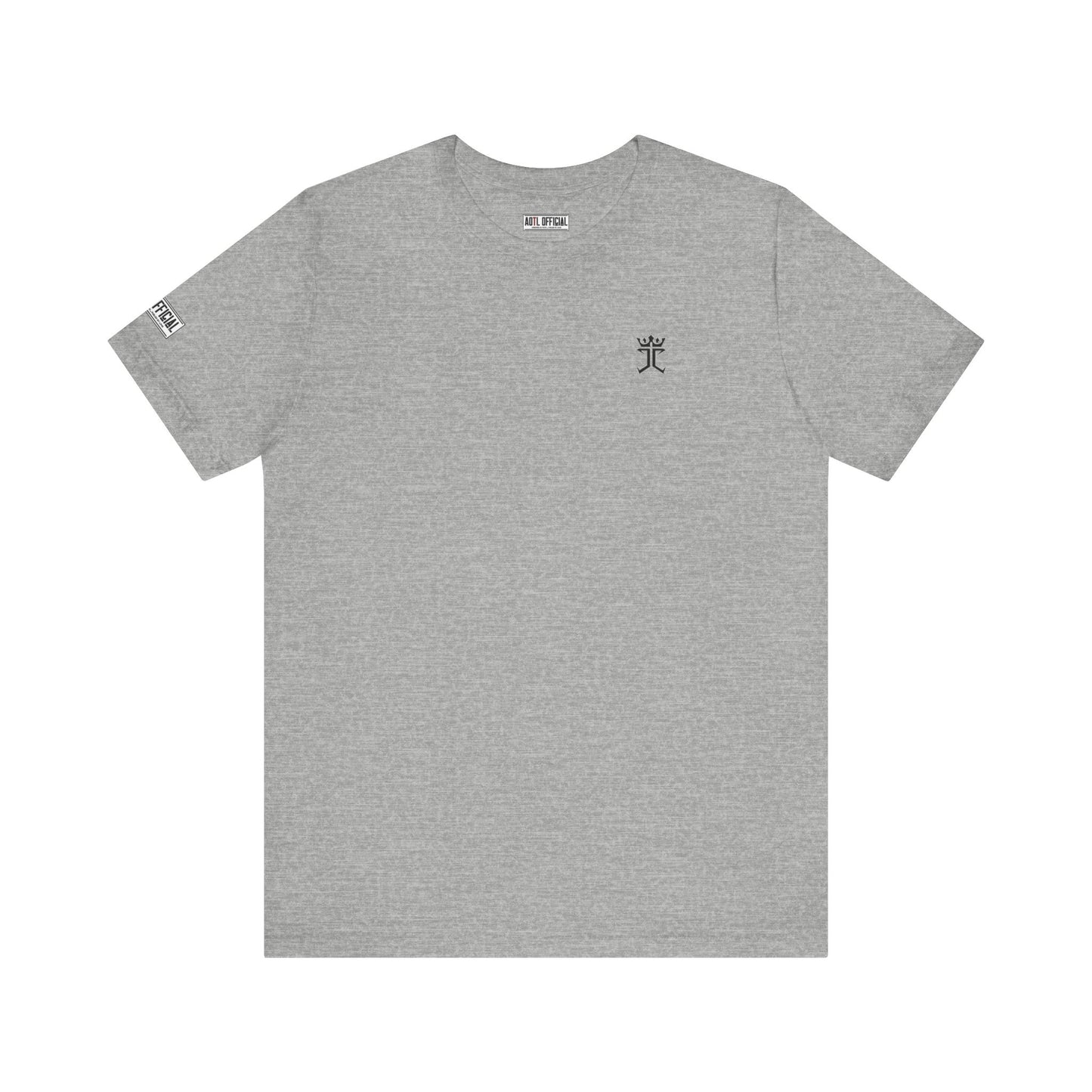 Jesus Christ Is King Micro Emblem Unisex Christian T-shirt