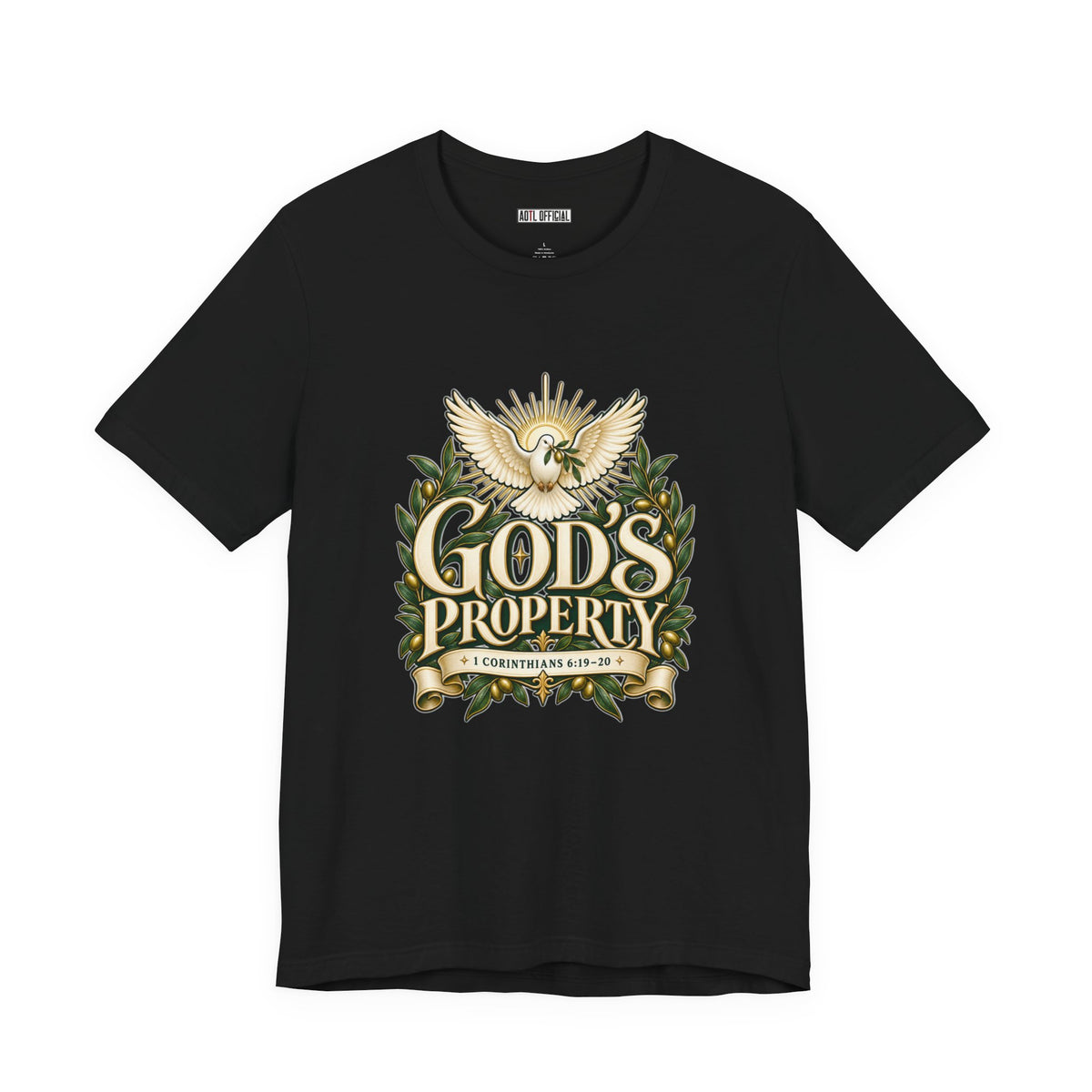 God’s Property — Bought with a Price  Christian T-shirt