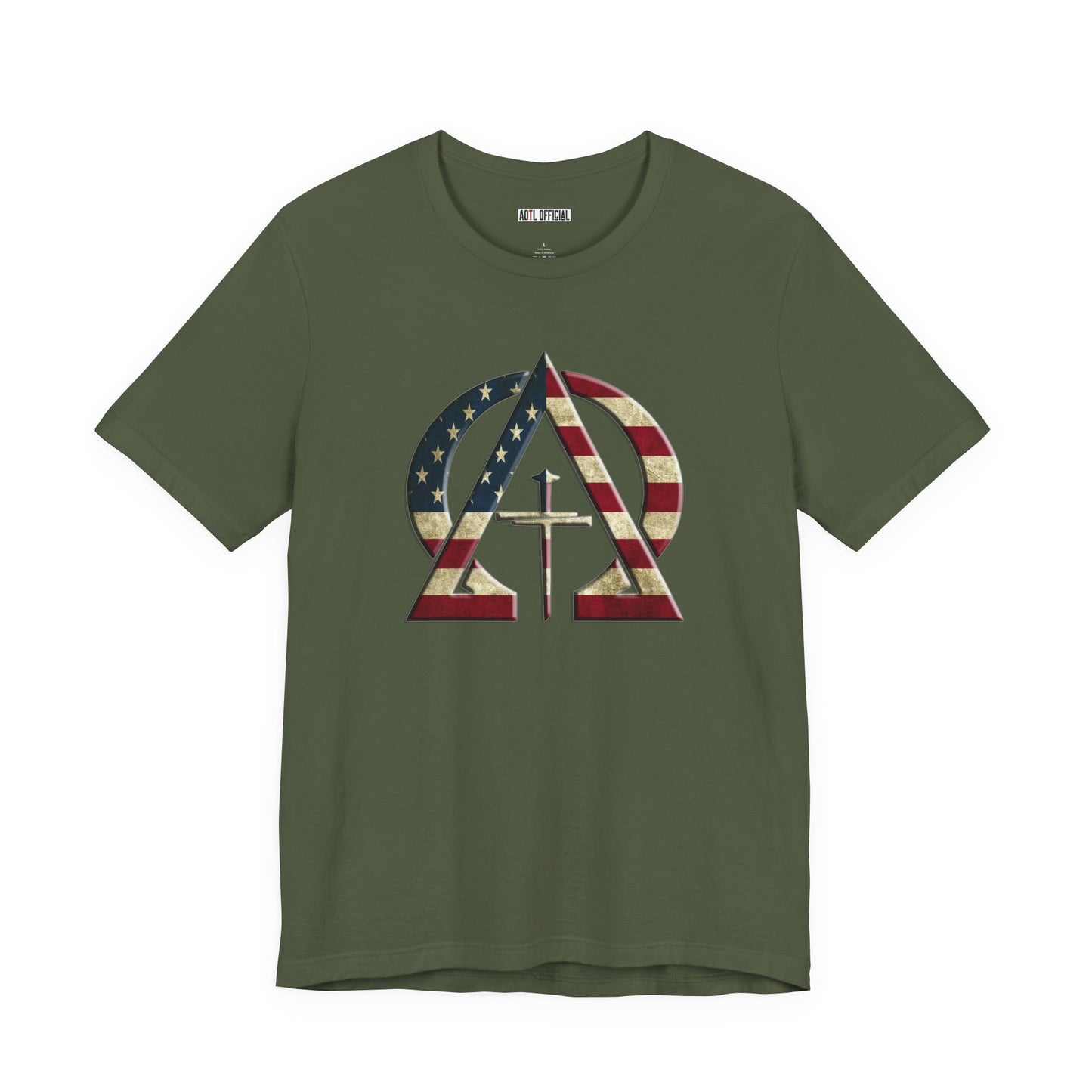 Alpha & Omega Vintage United States Of America Unisex Short Sleeve Tee
