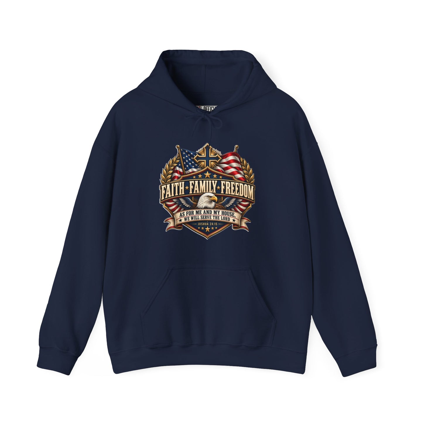 Faith. Family. Freedom. Christian Hoodie