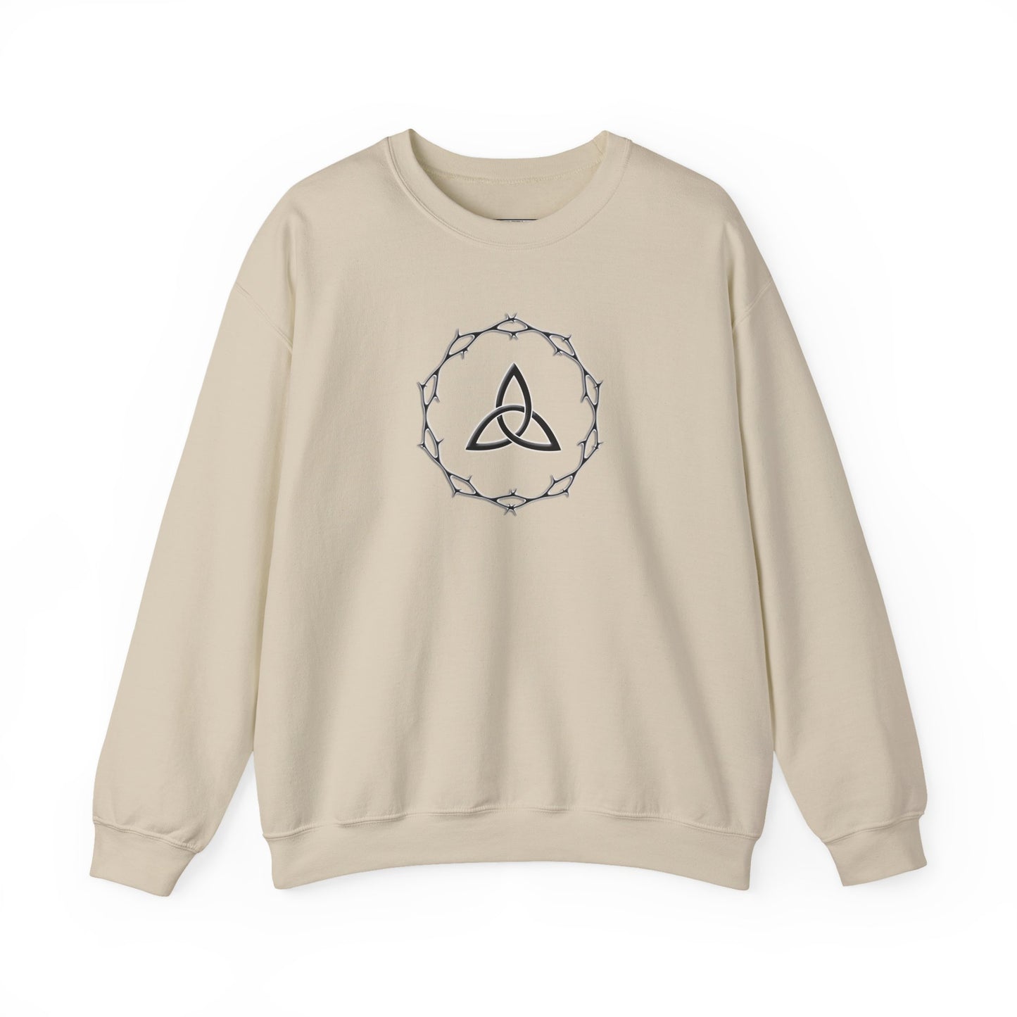 Circle of Thorns & Trinity Knot Unisex Heavy Blend™ Crewneck Sweatshirt