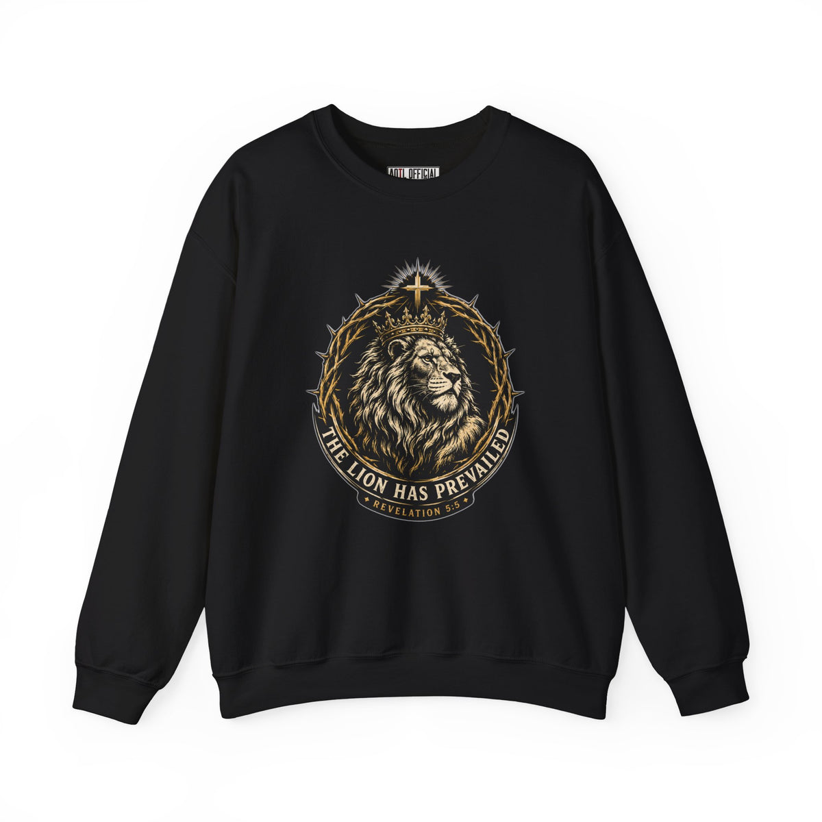 Lion of Judah — The Lion Has Prevailed Christian Sweatshirt