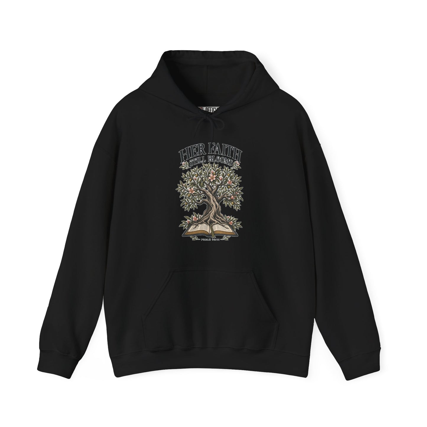 Her Faith Still Blooms Christian Hoodie