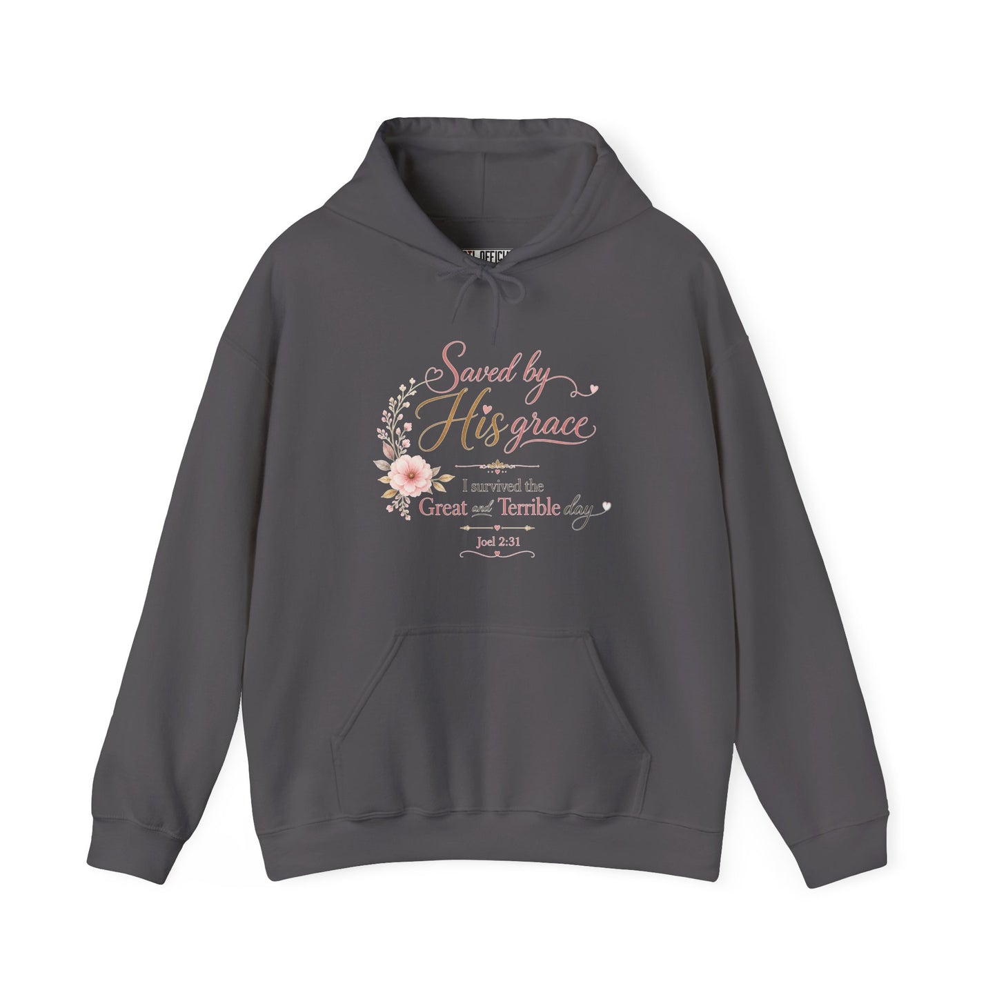 Saved by His Grace - I Survived the Great and Terrible Day Christian Hoodie