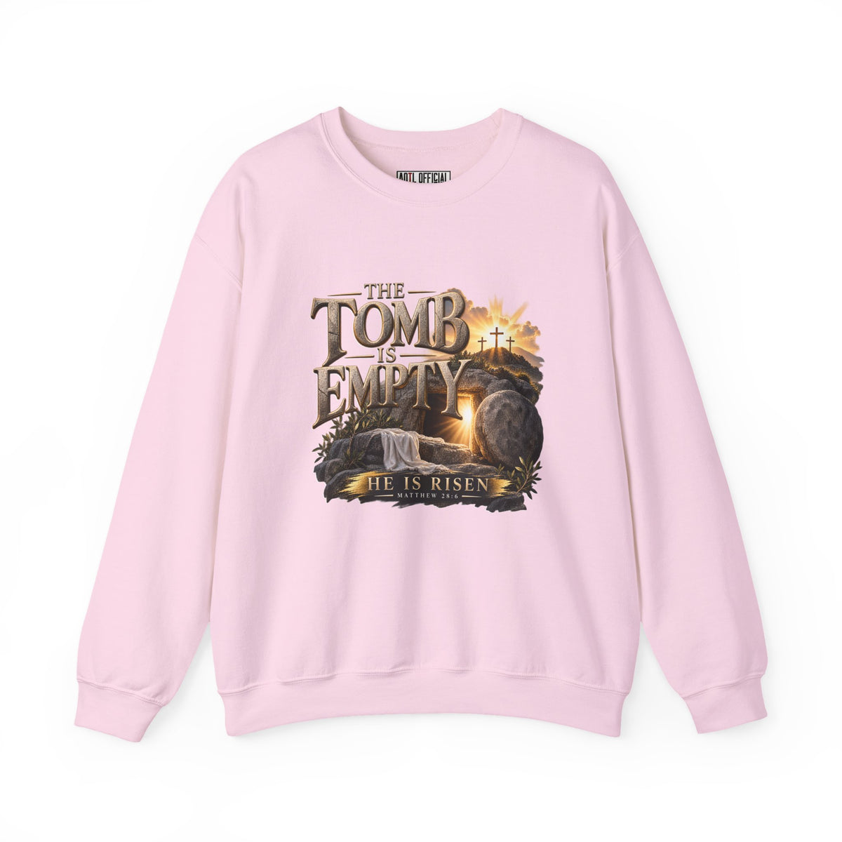 The Tomb Is Empty — Matthew 28:6 Christian  Sweatshirt
