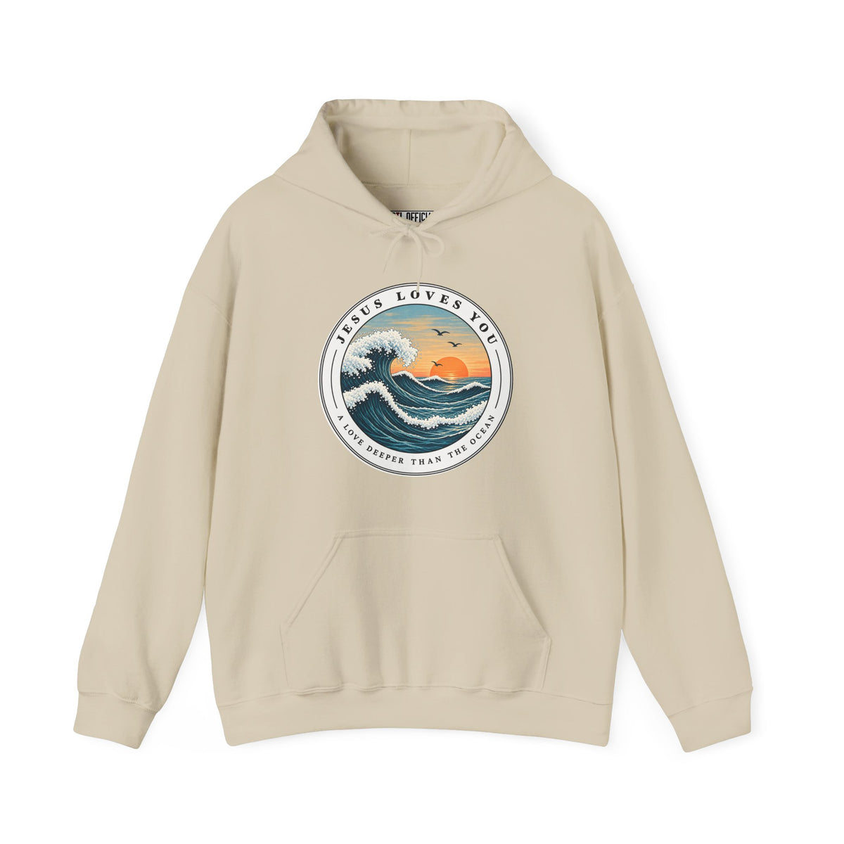 Jesus Loves You — A Love Deeper Than the Ocean Christian Hoodie