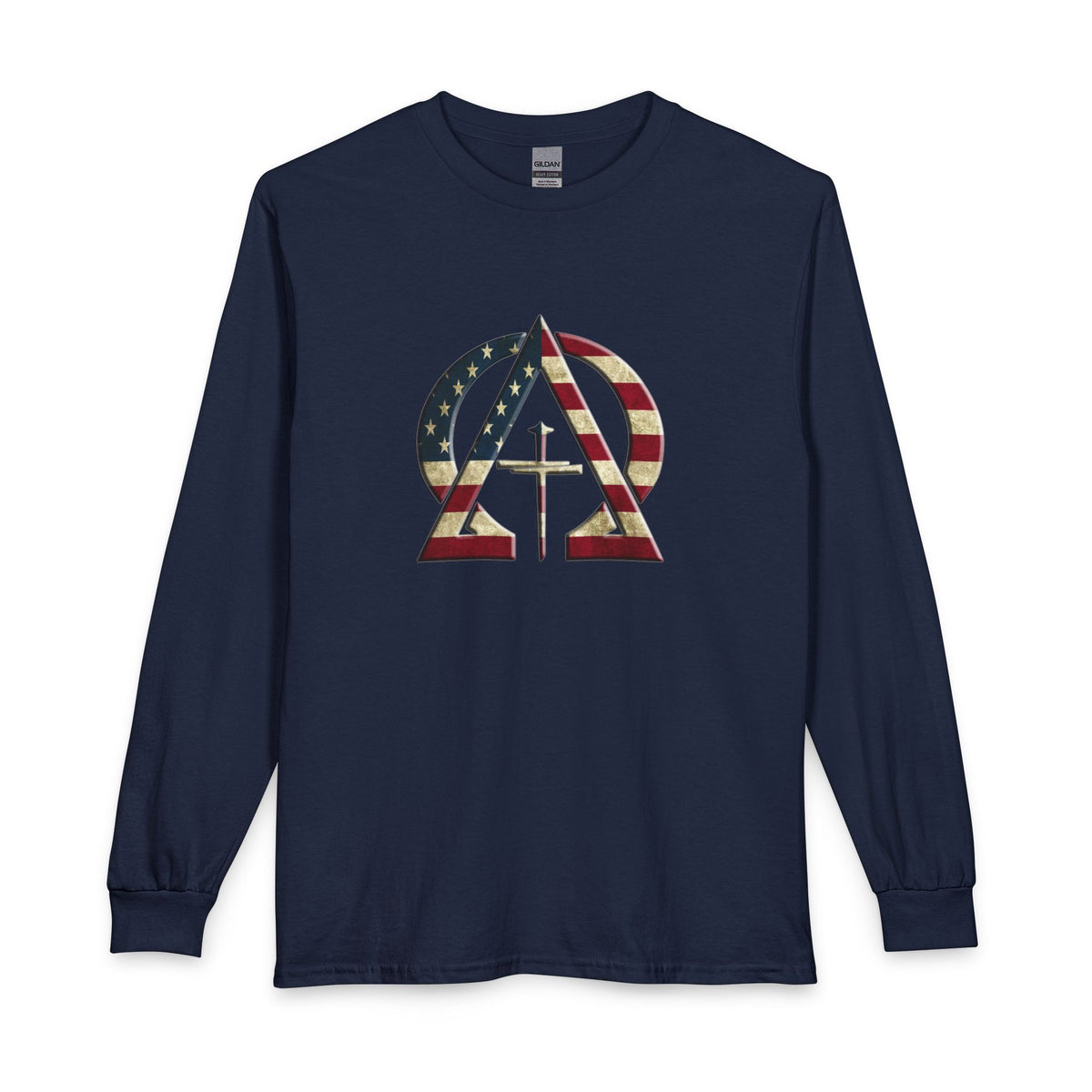 Alpha & Omega Vintage USA Christian Long Sleeve Shirt