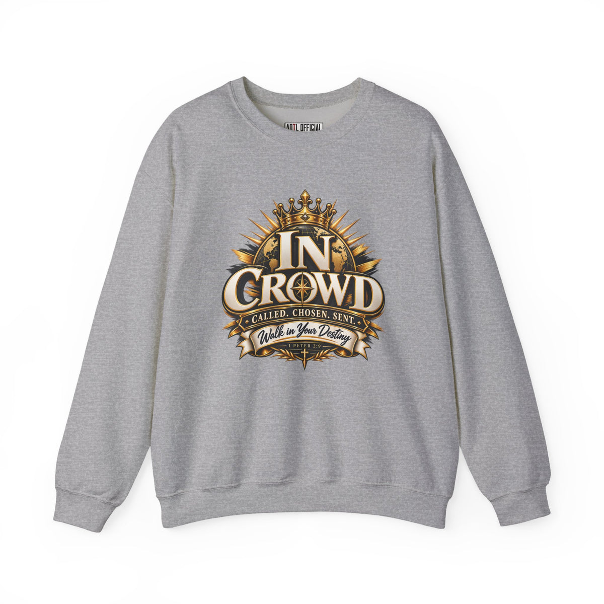 In Crowd – Called. Chosen. Sent. Christian Sweatshirt