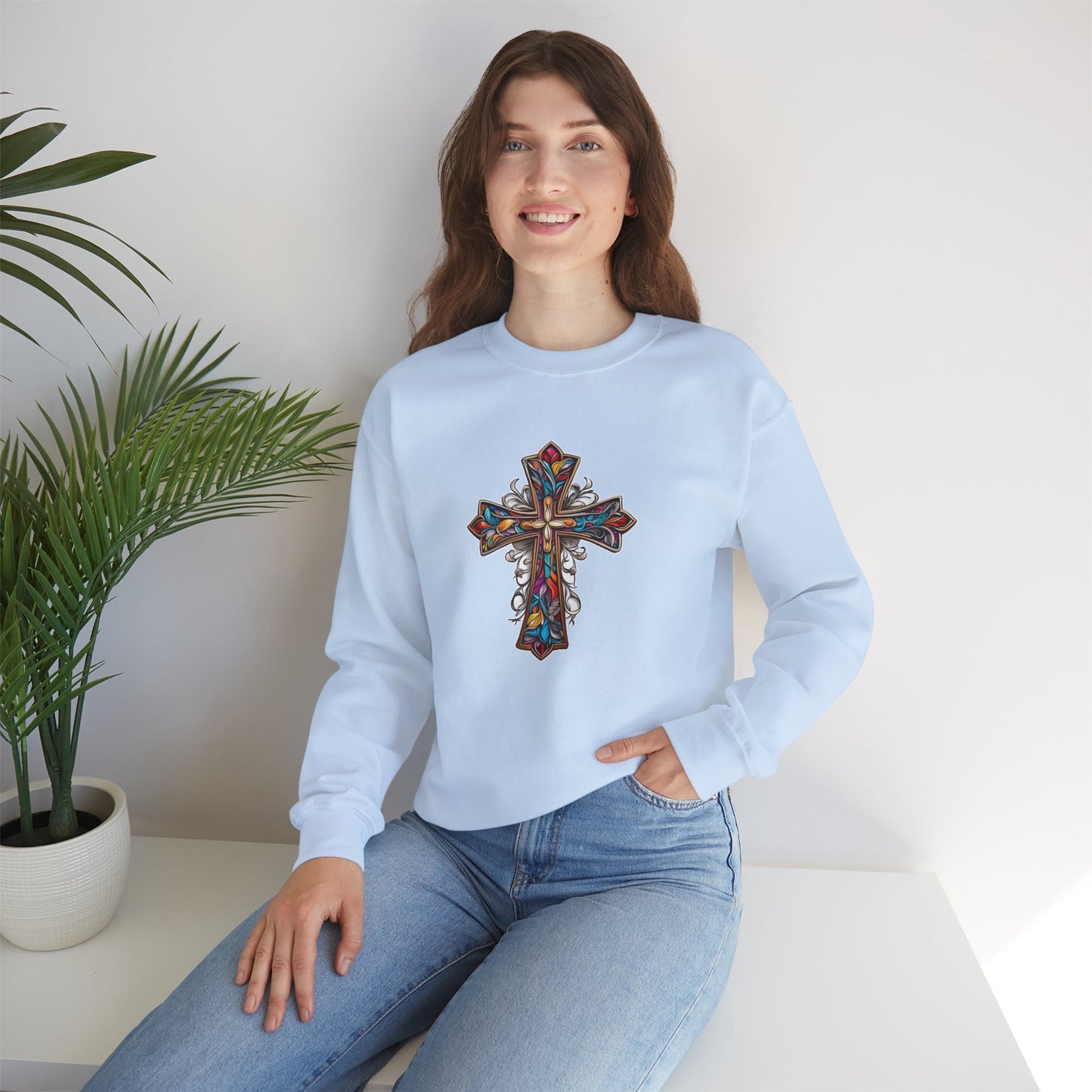 Resplendent Reverence Unisex Heavy Blend™ Crewneck Sweatshirt