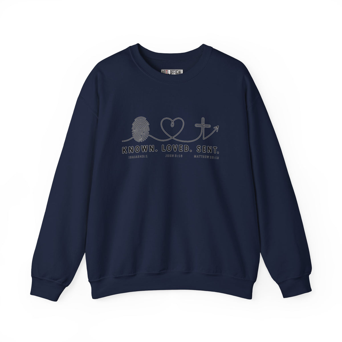 Known. Loved. Sent. Christian Sweatshirt