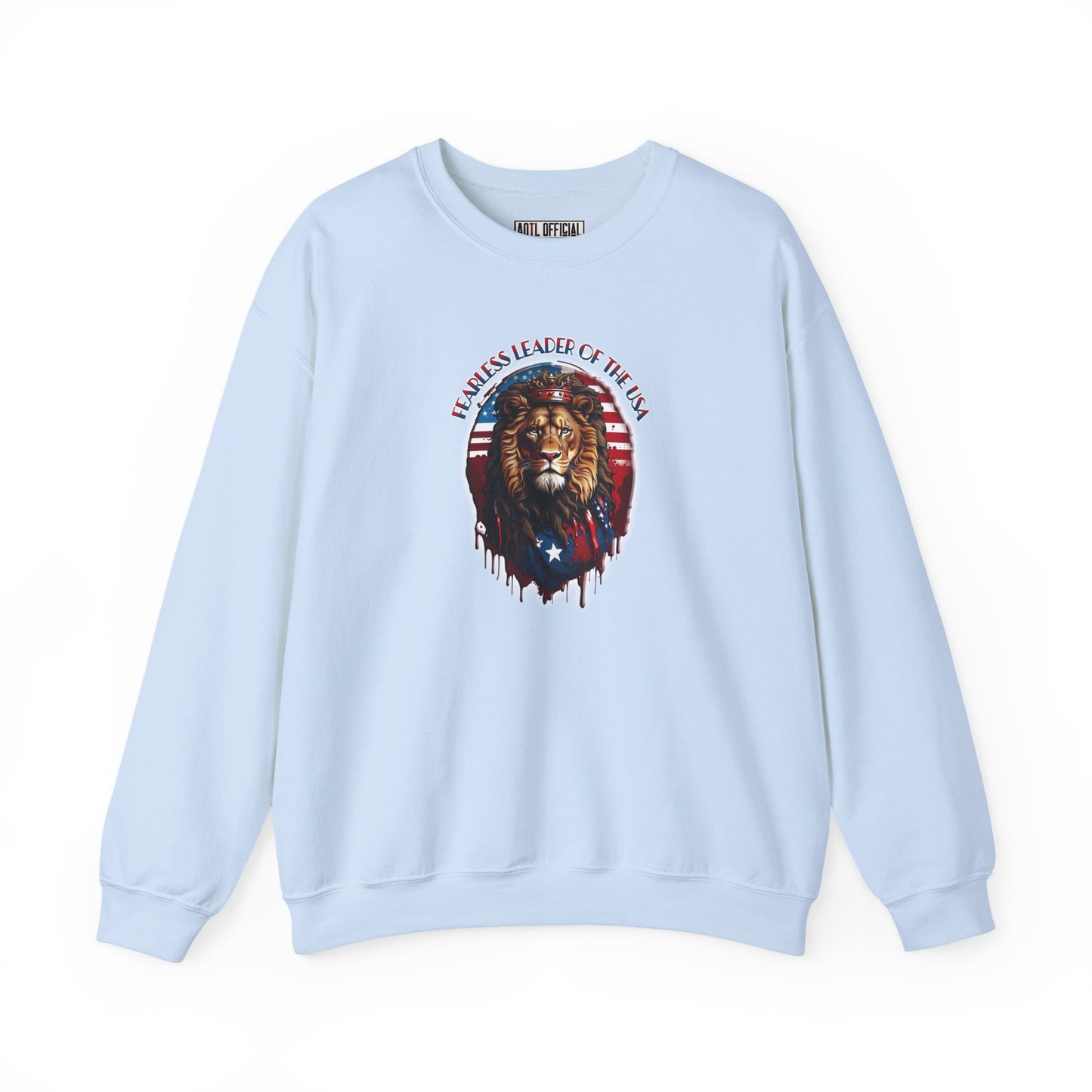 Fearless Leader of Faith  Lion of Judah  Unisex Heavy Blend™ Crewneck Sweatshirt