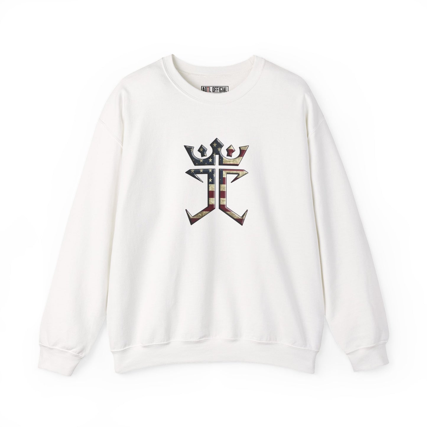 Jesus Christ is King of the USA Vintage Unisex Heavy Blend™ Crewneck Sweatshirt