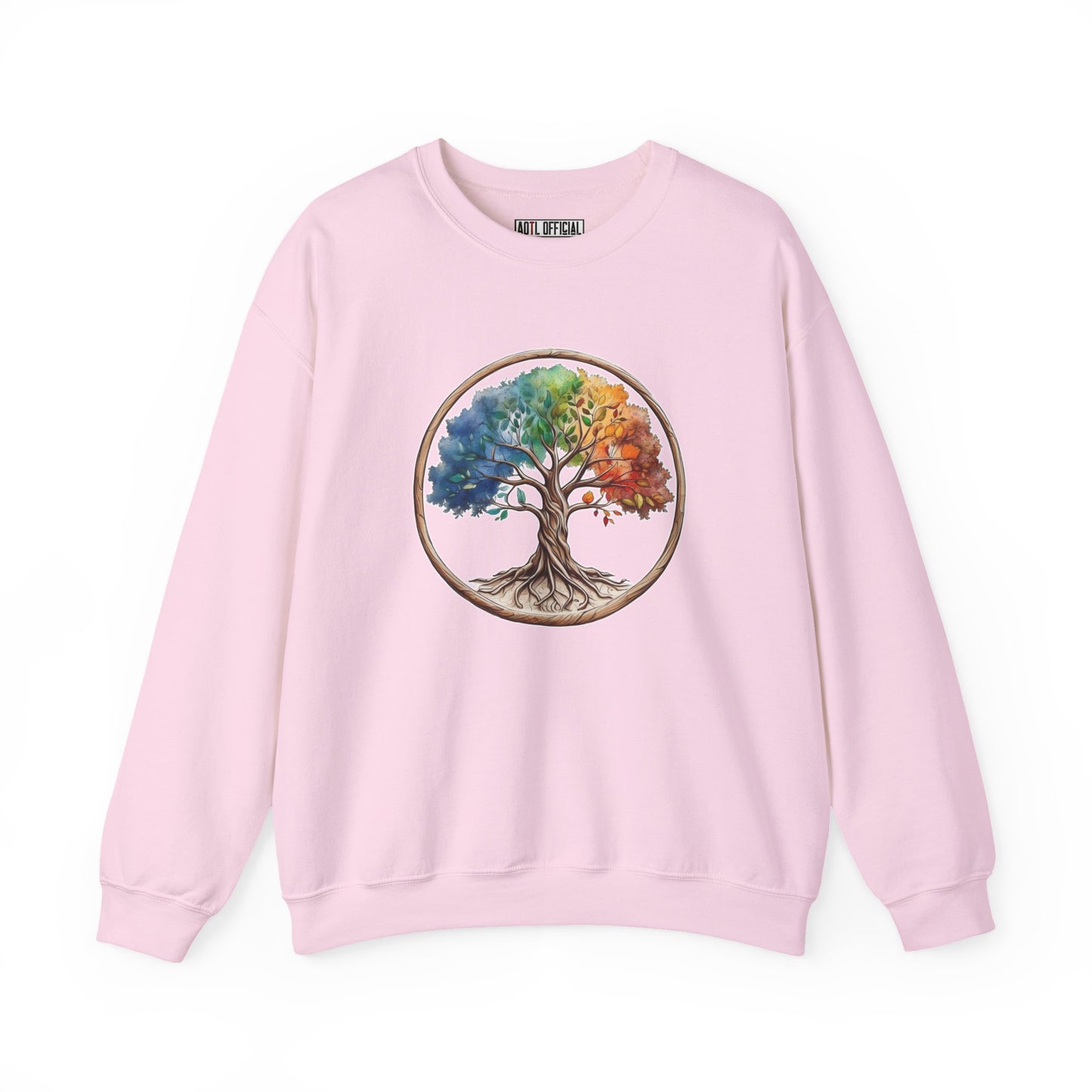 Colorful Tree of Life Unisex Heavy Blend™ Crewneck Sweatshirt