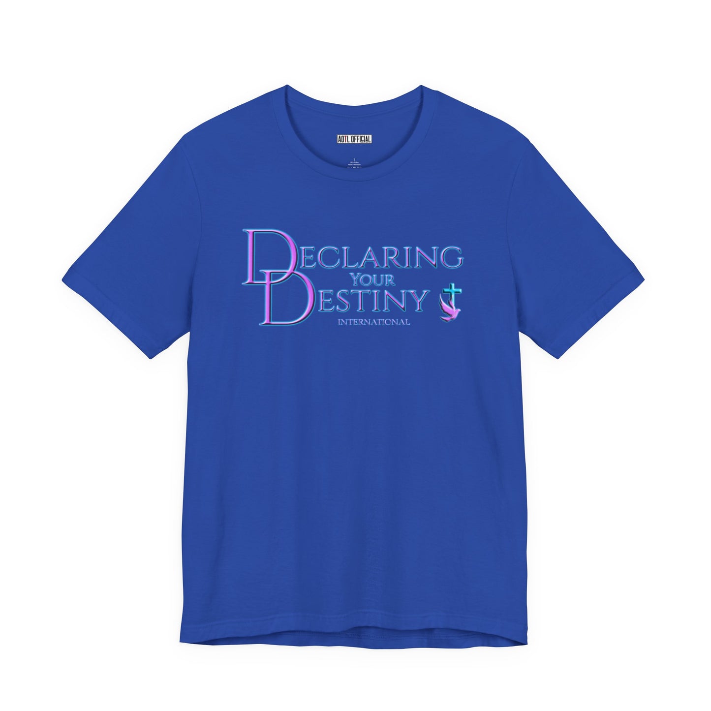 Declaring Your Destiny Lilac & Teal logo/Ephesians 3:20