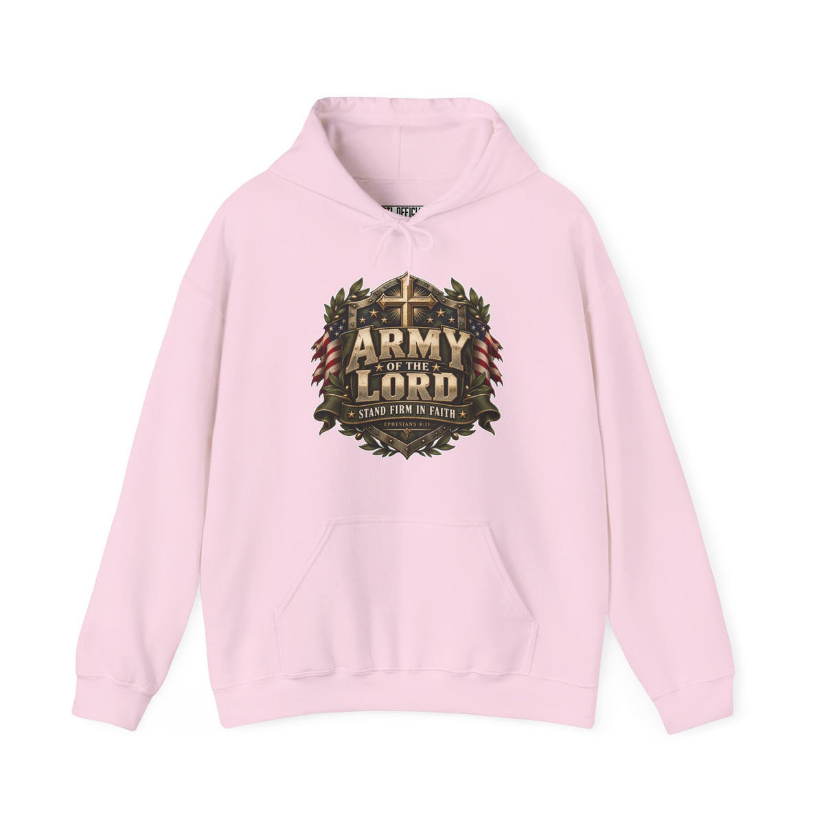Army of the Lord — Stand Firm in Faith Christian Hoodie