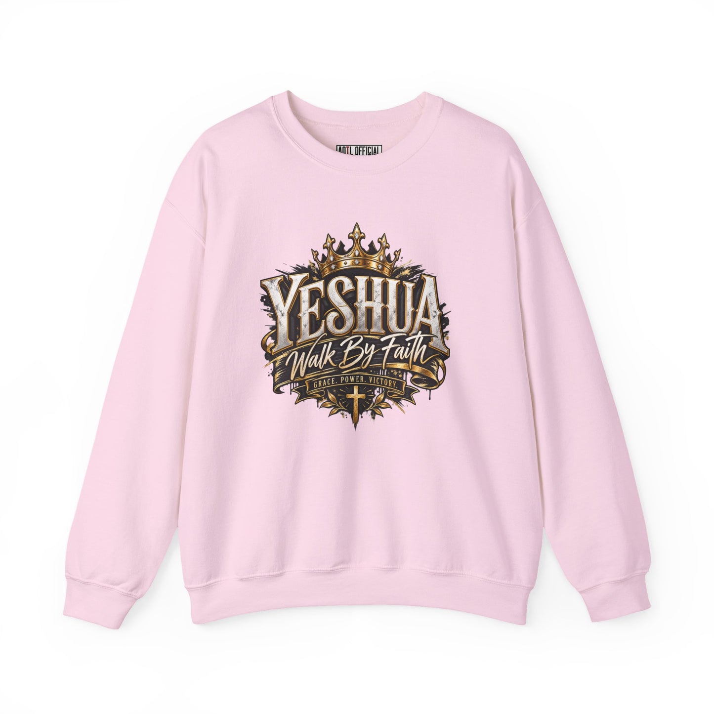 Yeshua – Walk By Faith Christian Sweatshirt