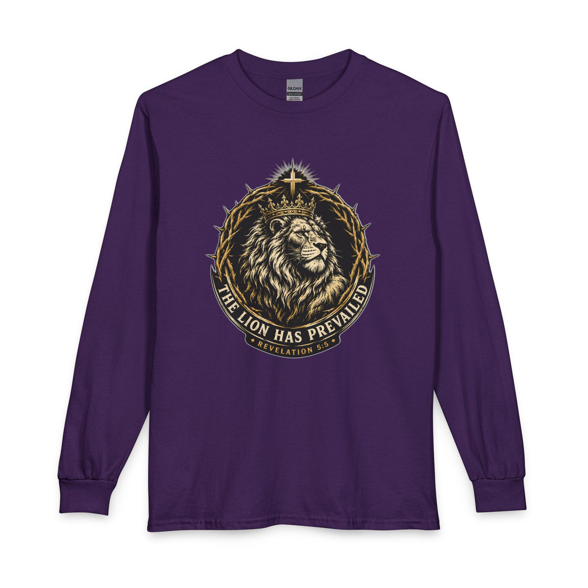 Lion of Judah — The Lion Has Prevailed Christian Long Sleeve Shirt