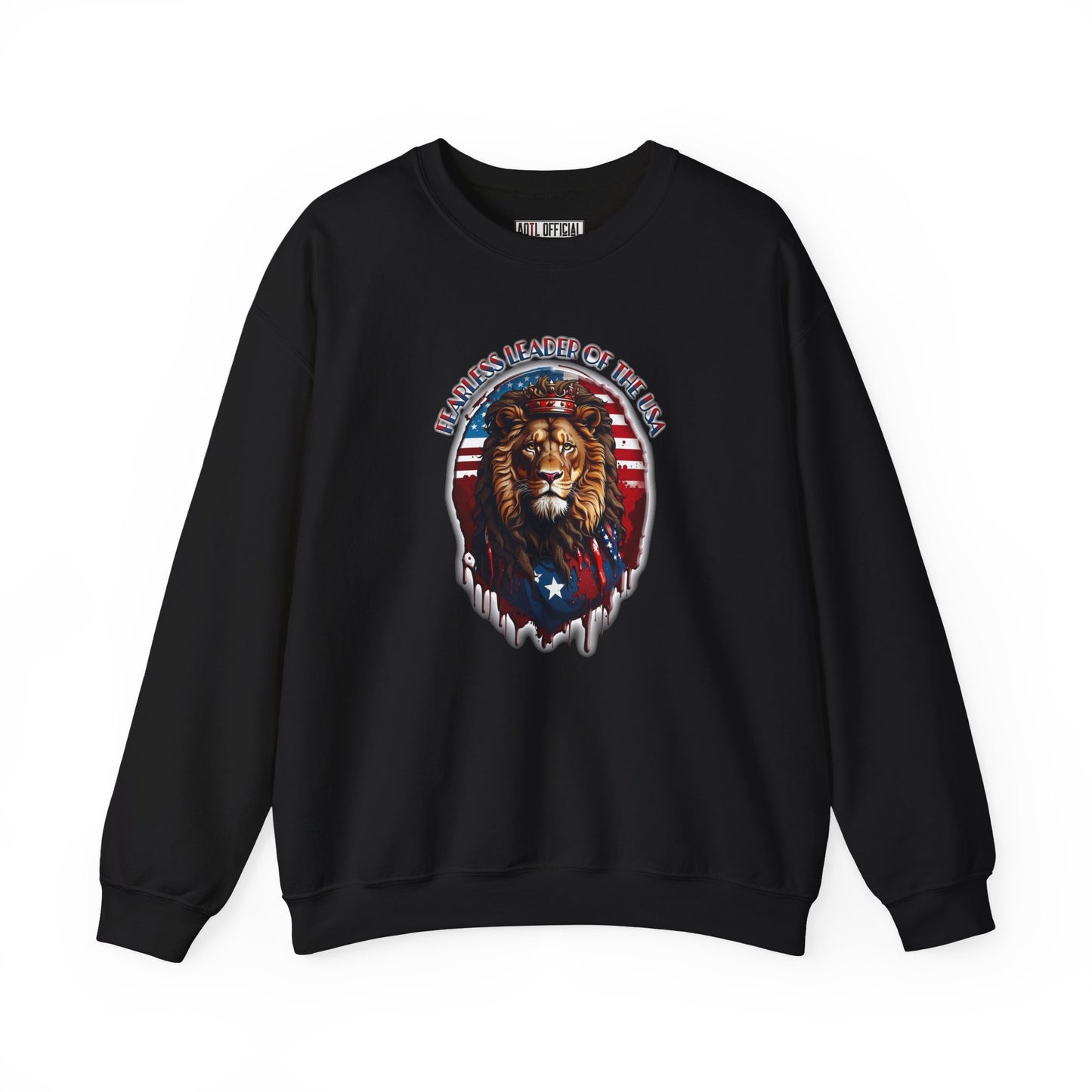 Fearless Leader of Faith  Lion of Judah  Unisex Heavy Blend™ Crewneck Sweatshirt