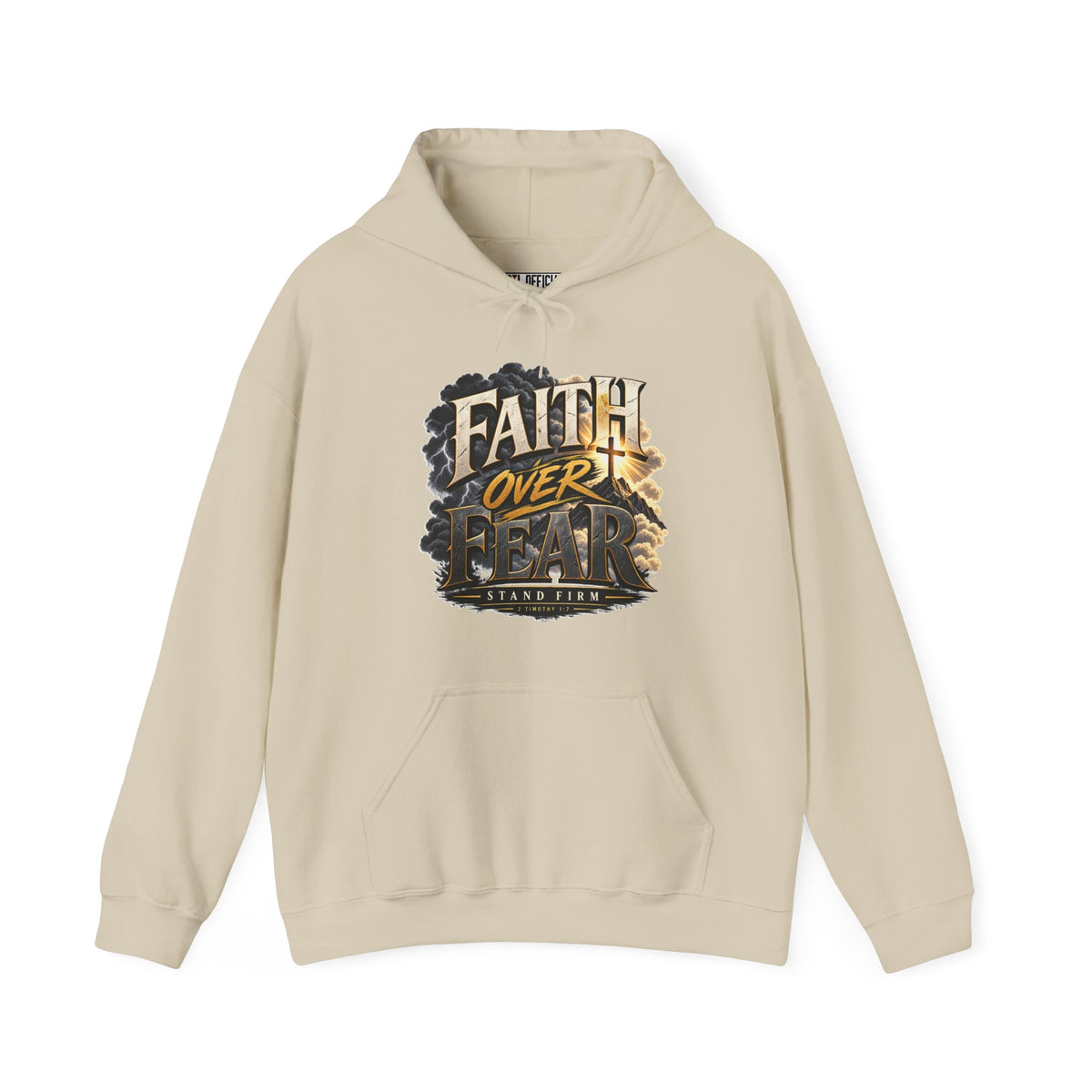 Faith Over Fear – Stand Firm Christian Hoodie