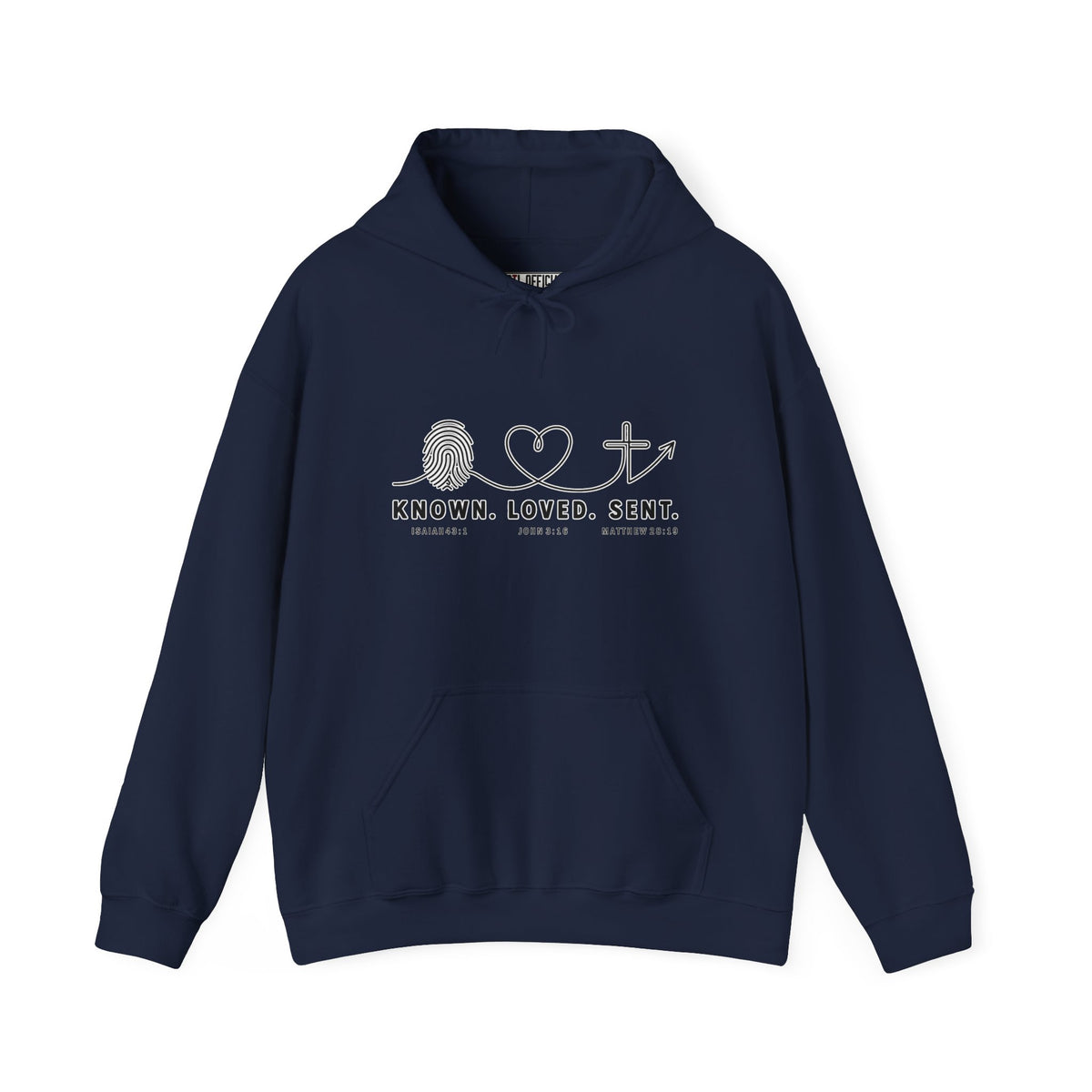 Known. Loved. Sent. Christian Hoodie