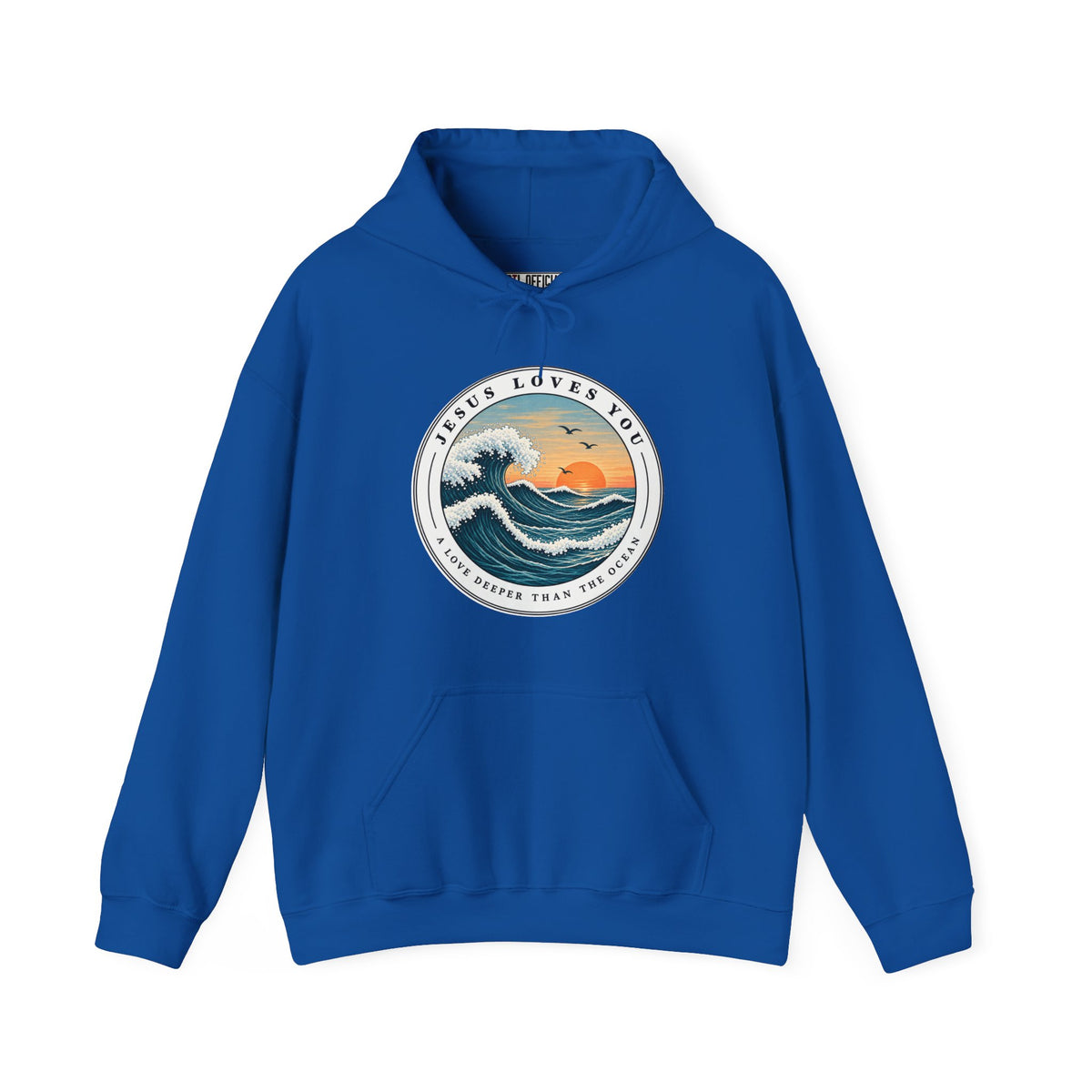 Jesus Loves You — A Love Deeper Than the Ocean Christian Hoodie