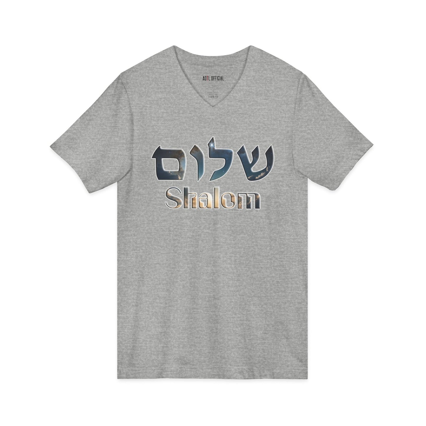 Shalom  V-Neck Tee