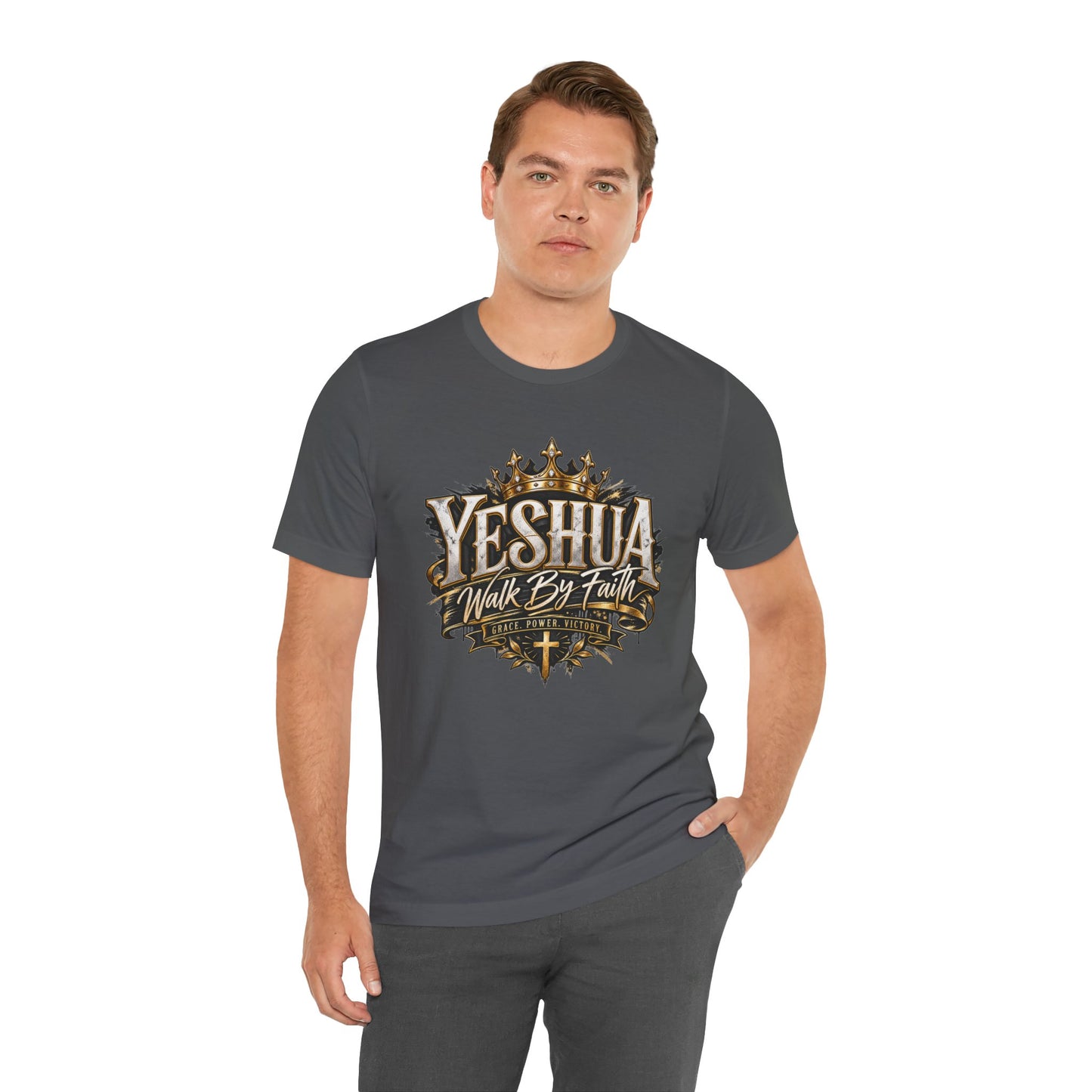 Yeshua – Walk By Faith Christian T-shirt