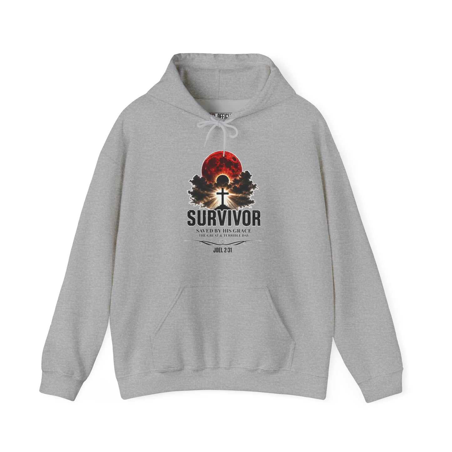 Survivor - Saved by His Grace (Joel 2:31) Christian Hoodie