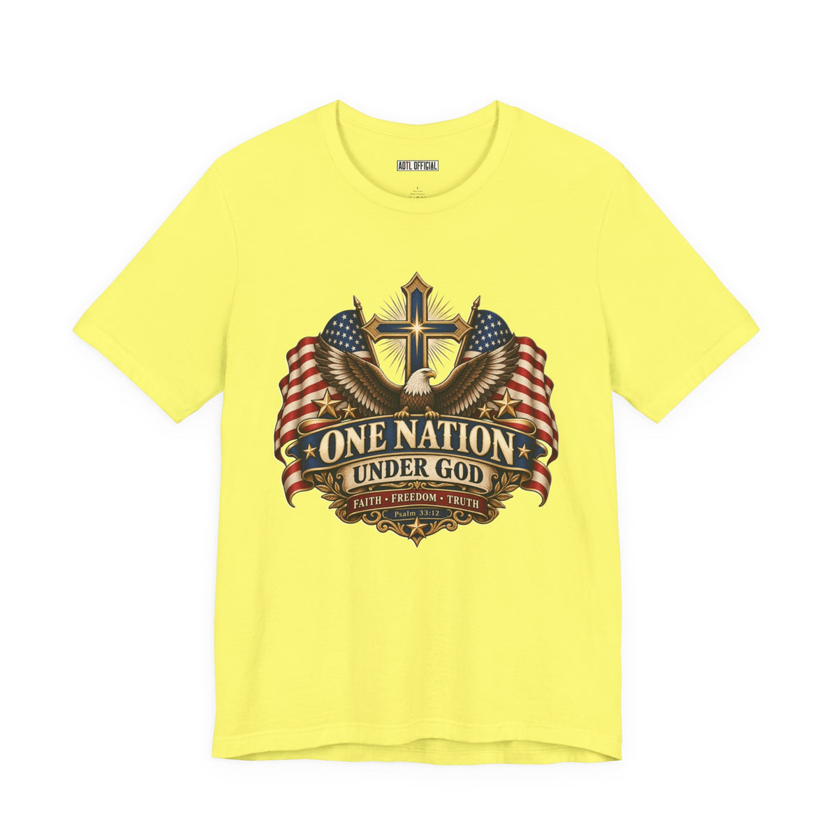 One Nation Under God — Faith, Freedom & Truth Christian T-shirt