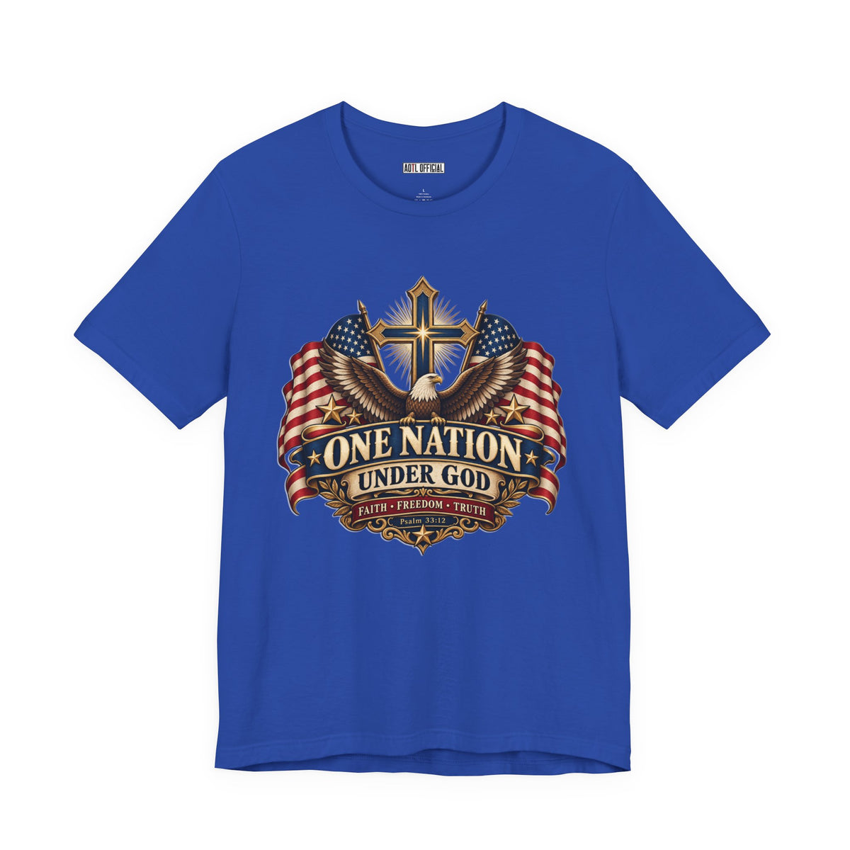 One Nation Under God — Faith, Freedom & Truth Christian T-shirt