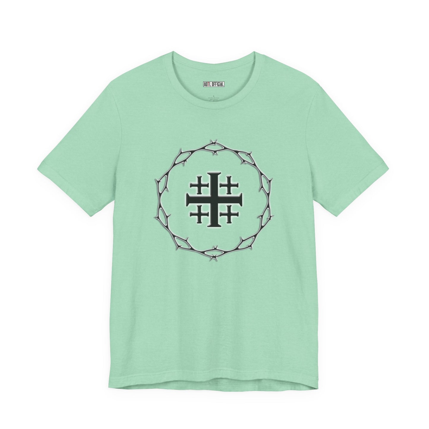 Circle of Thorns & Jerusalem Cross Unisex Short Sleeve Tee