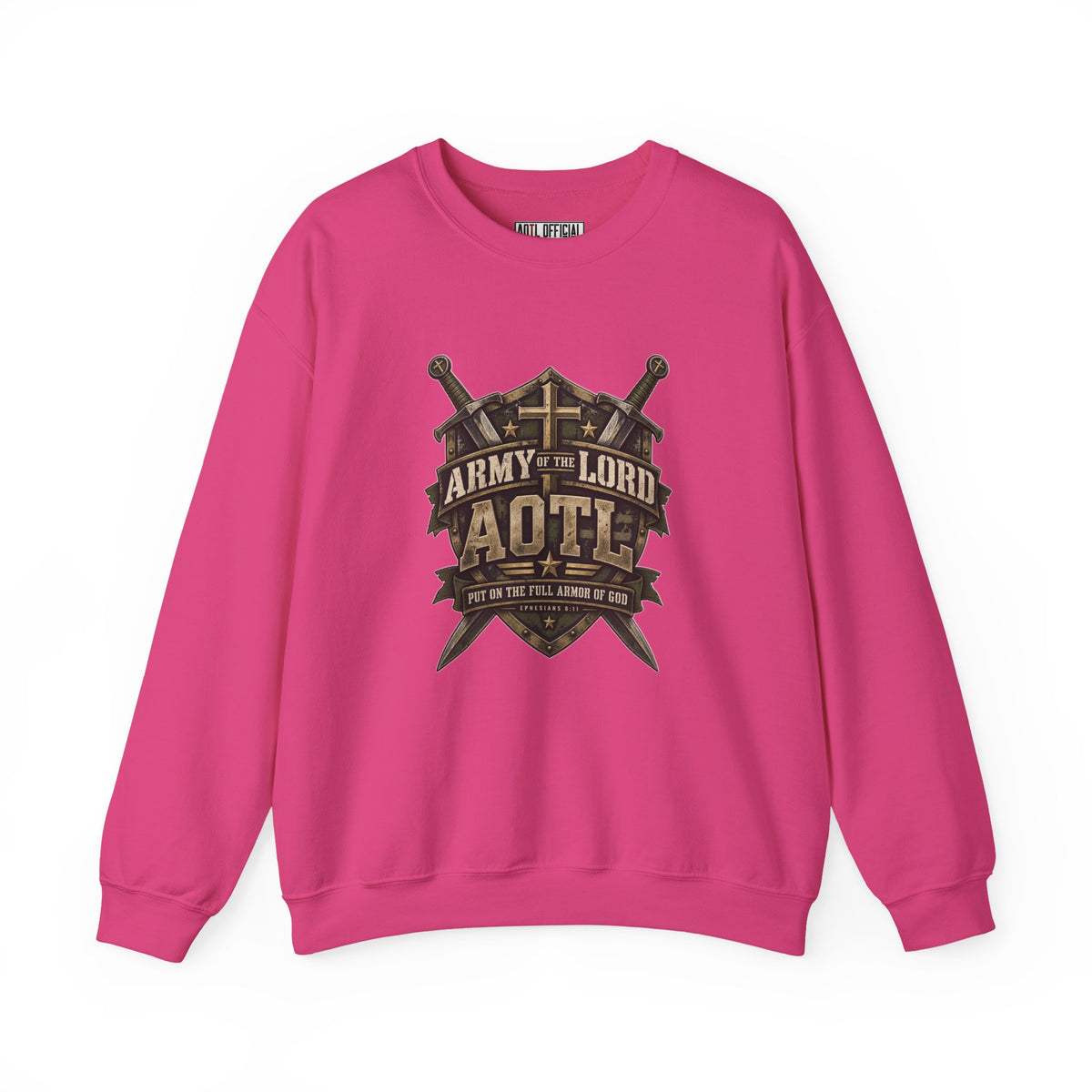 AOTL — Full Armor of God Christian Sweatshirt