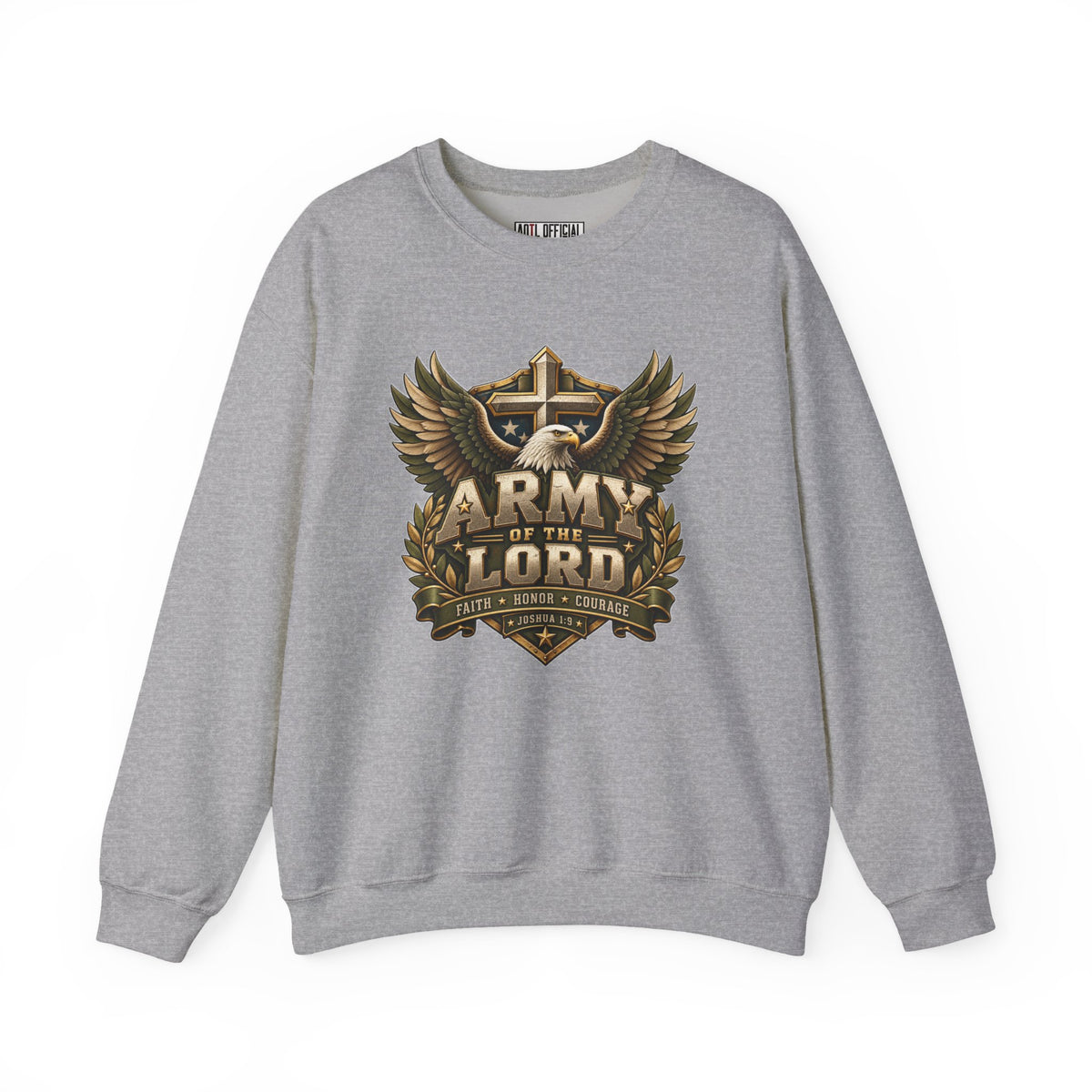 Army of the Lord — Faith, Honor & Courage Christian Sweatshirt