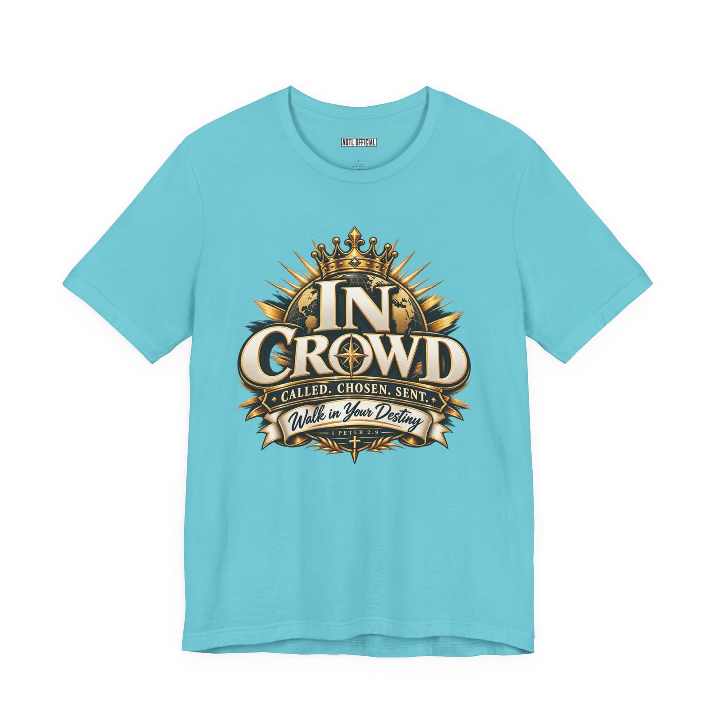 In Crowd – Called. Chosen. Sent.  Christian T-shirt
