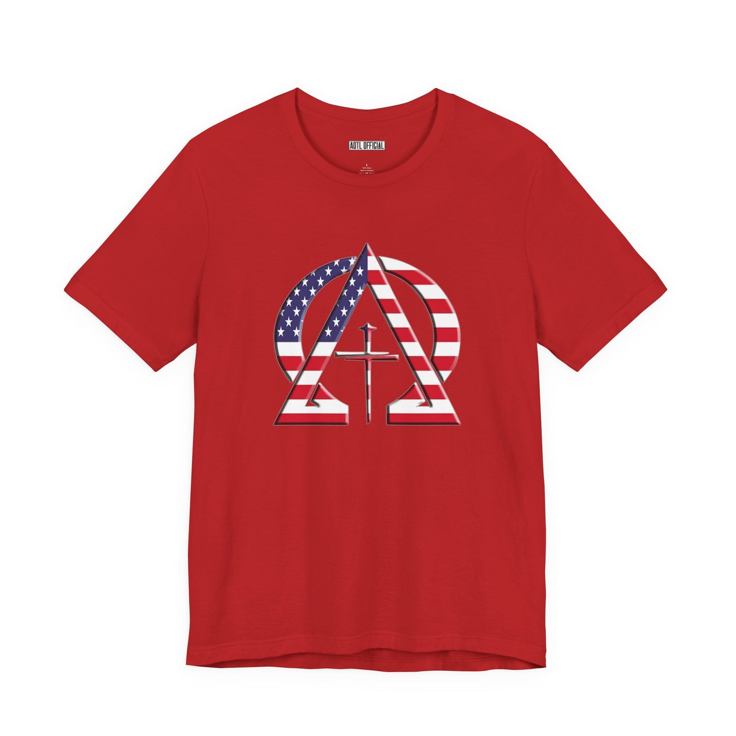 Alpha & Omega United States Of America Unisex Short Sleeve Tee