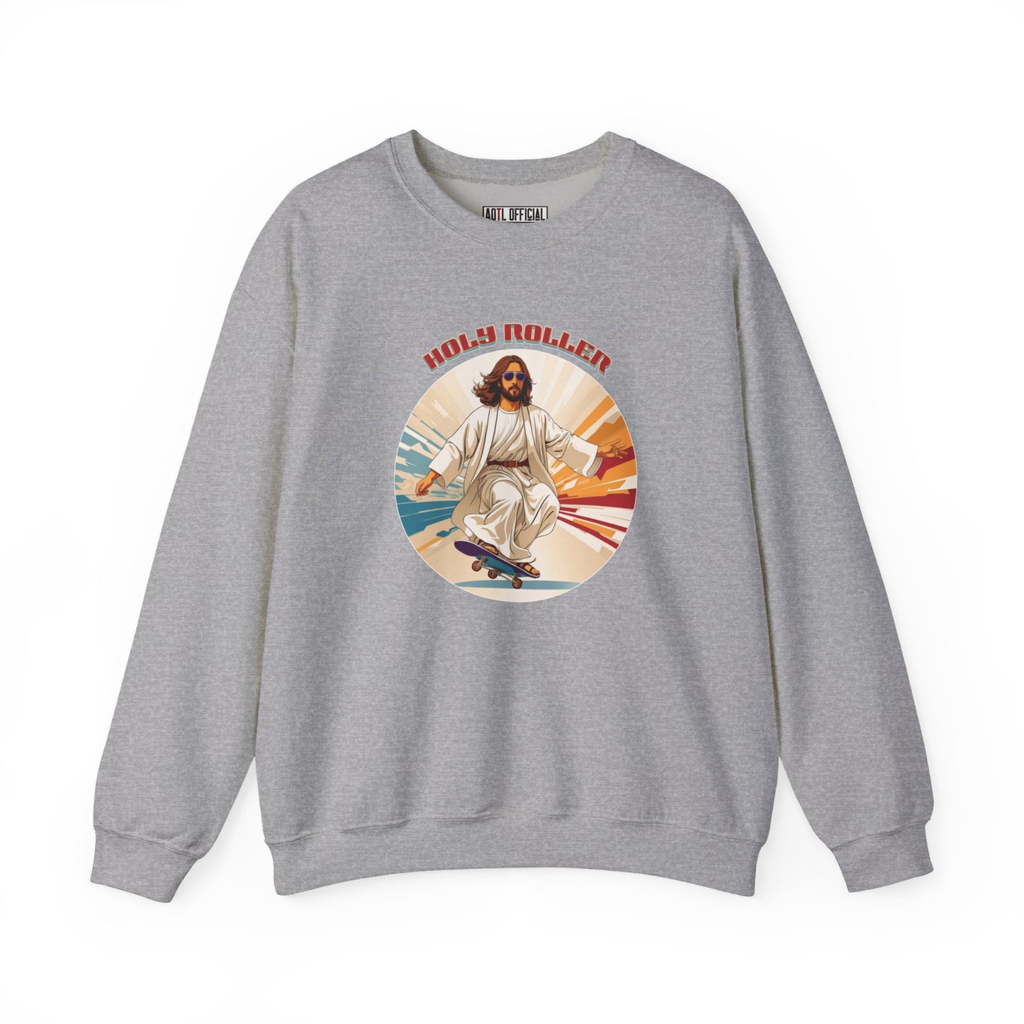 Holy Roller Jesus Unisex Heavy Blend™ Crewneck Sweatshirt