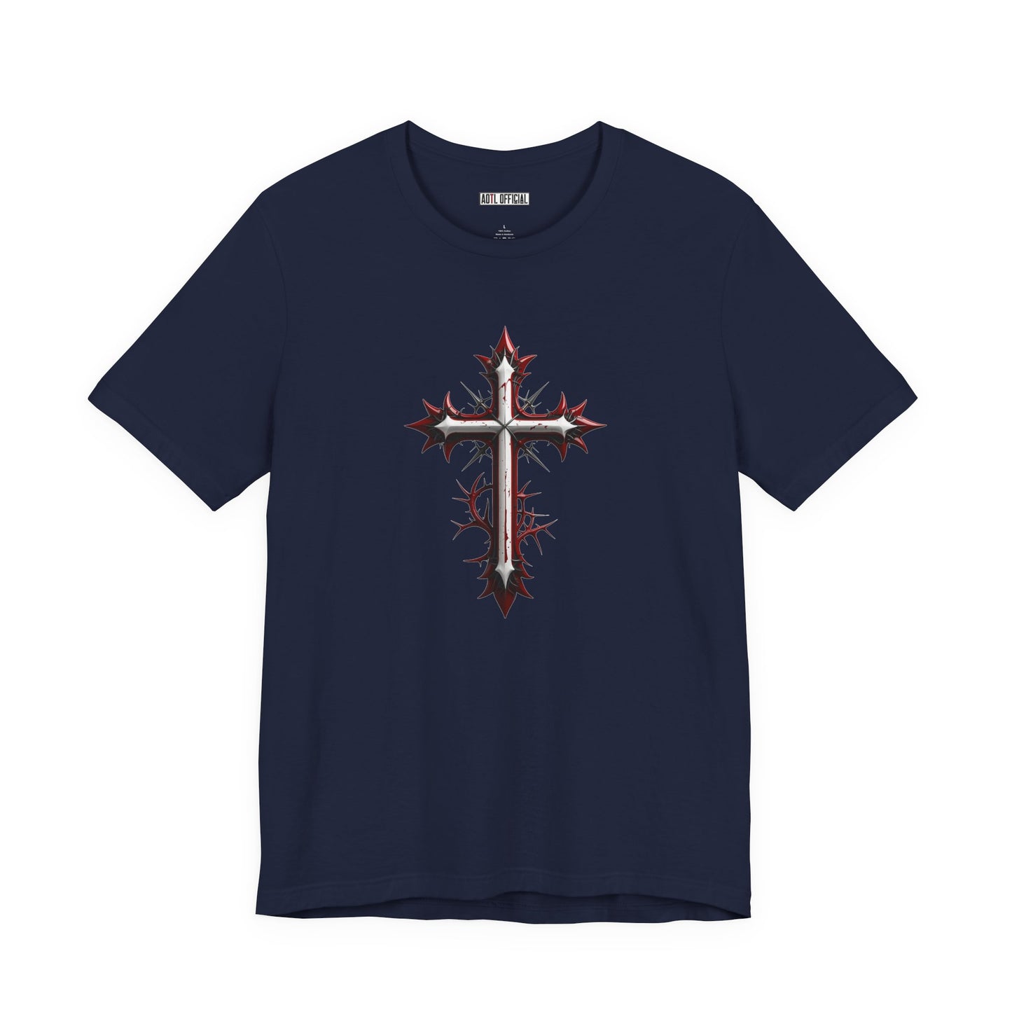 Sacrificial Redemption  Edgy Christian Unisex Short Sleeve Tee