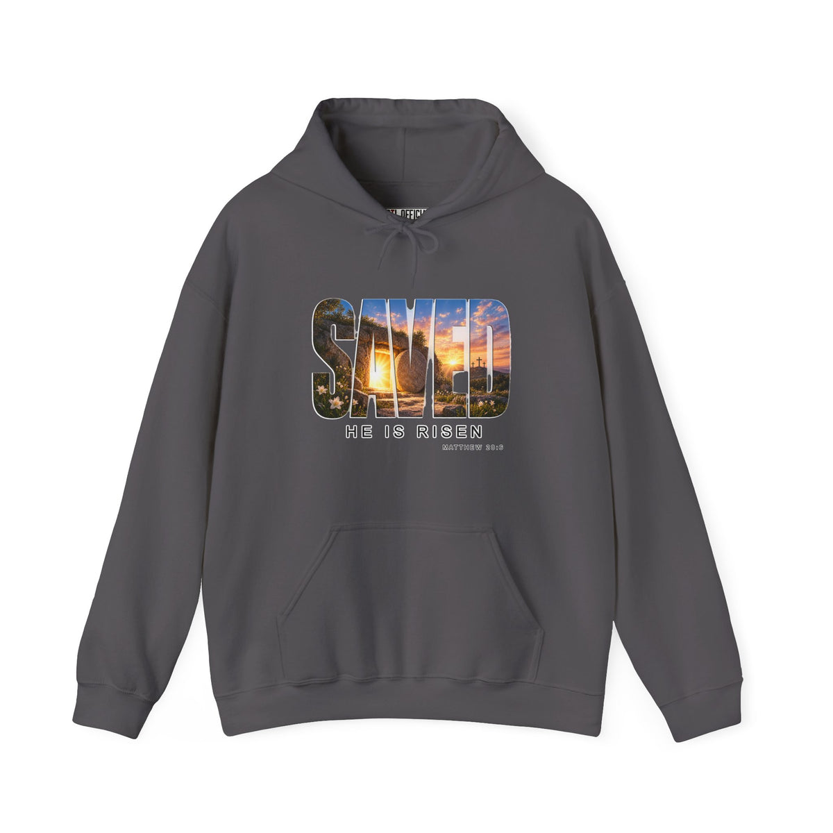 Saved-He Is Risen Christian Hoodie