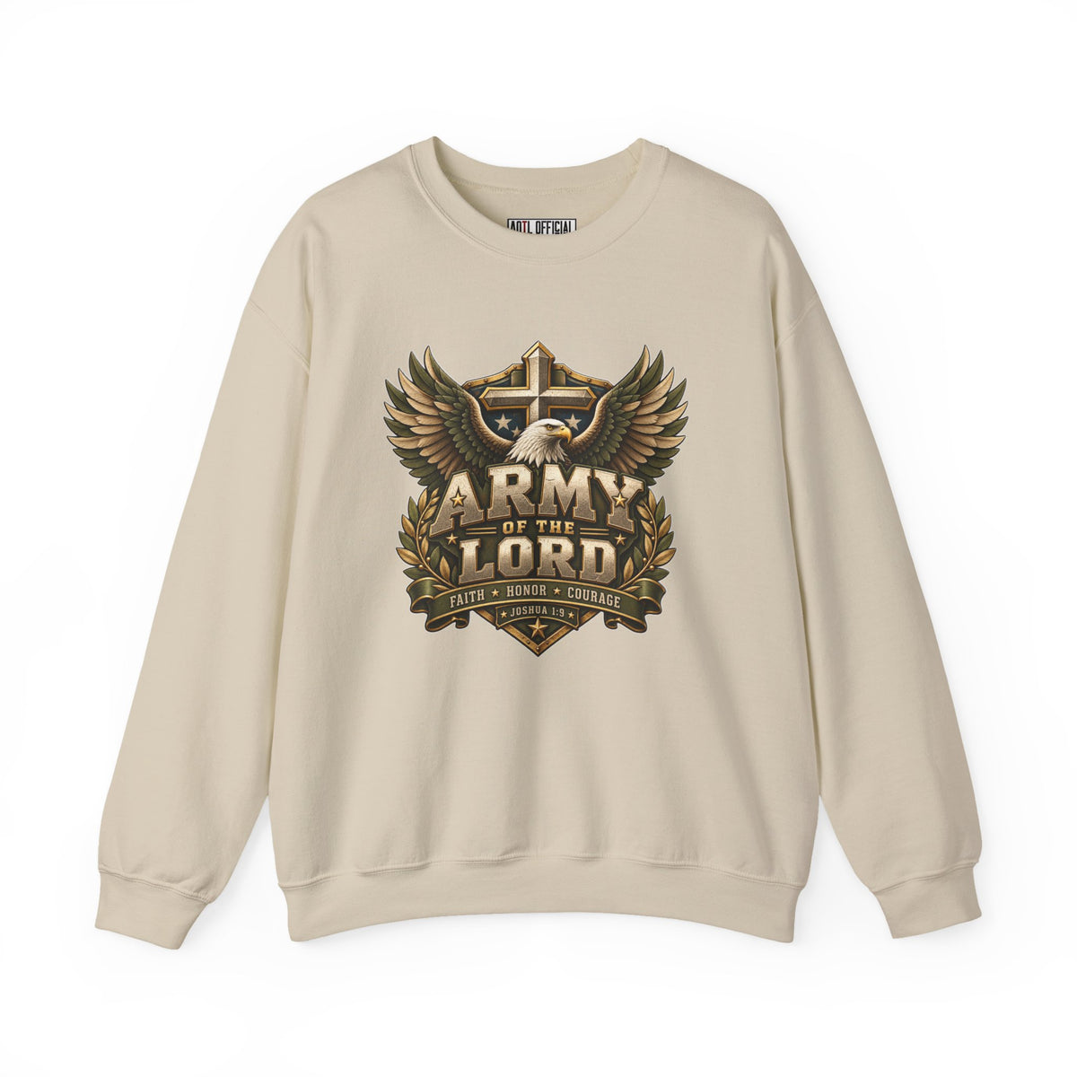 Army of the Lord — Faith, Honor & Courage Christian Sweatshirt