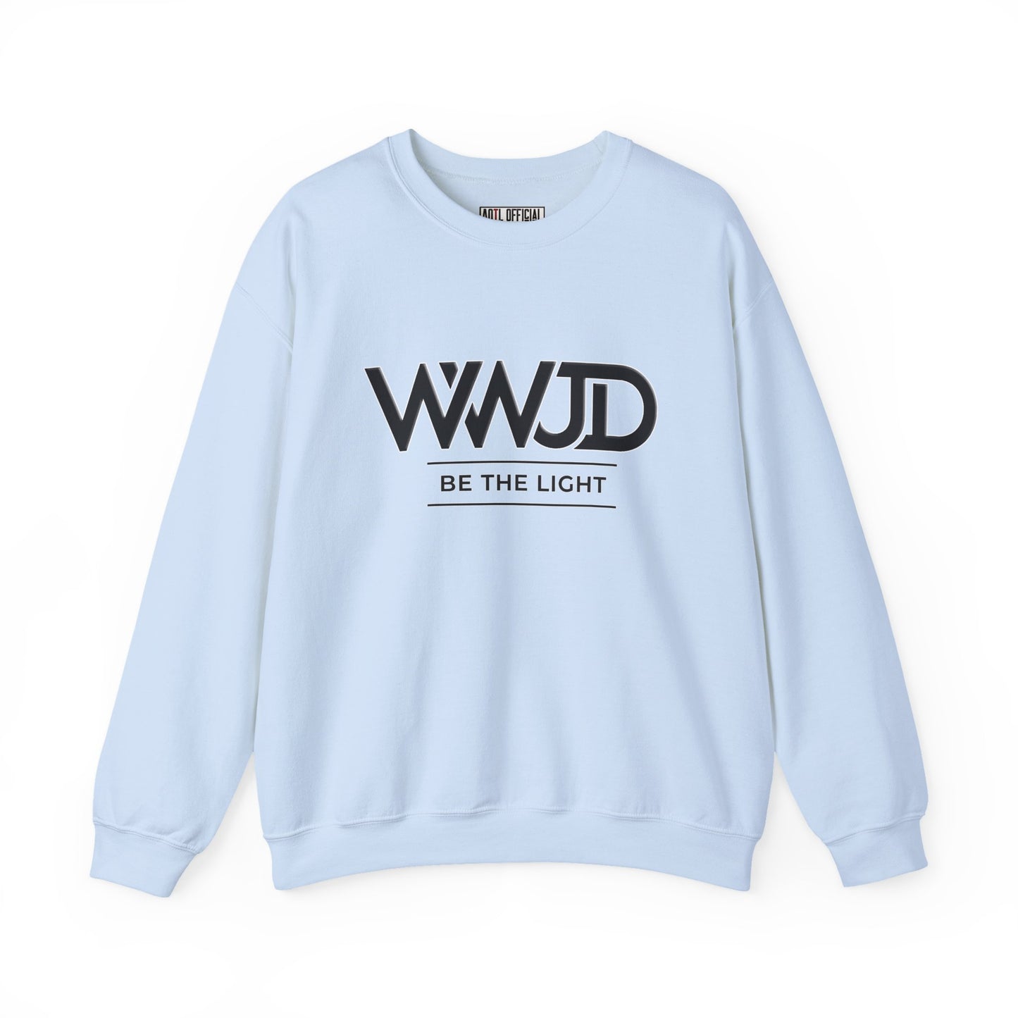 WWJD Faith Reminder Unisex Heavy Blend™ Crewneck Sweatshirt